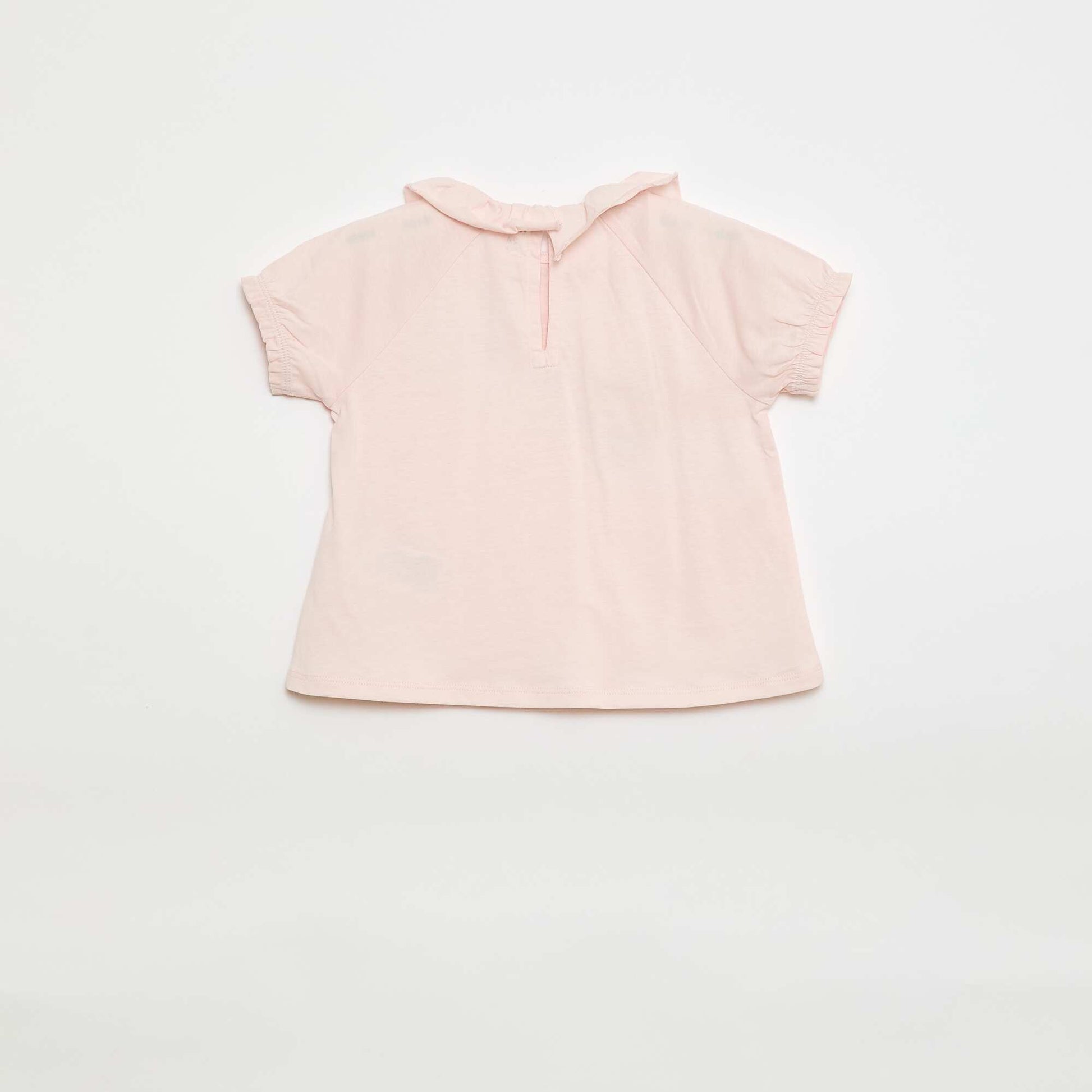 Printed Flared T-shirt PINK