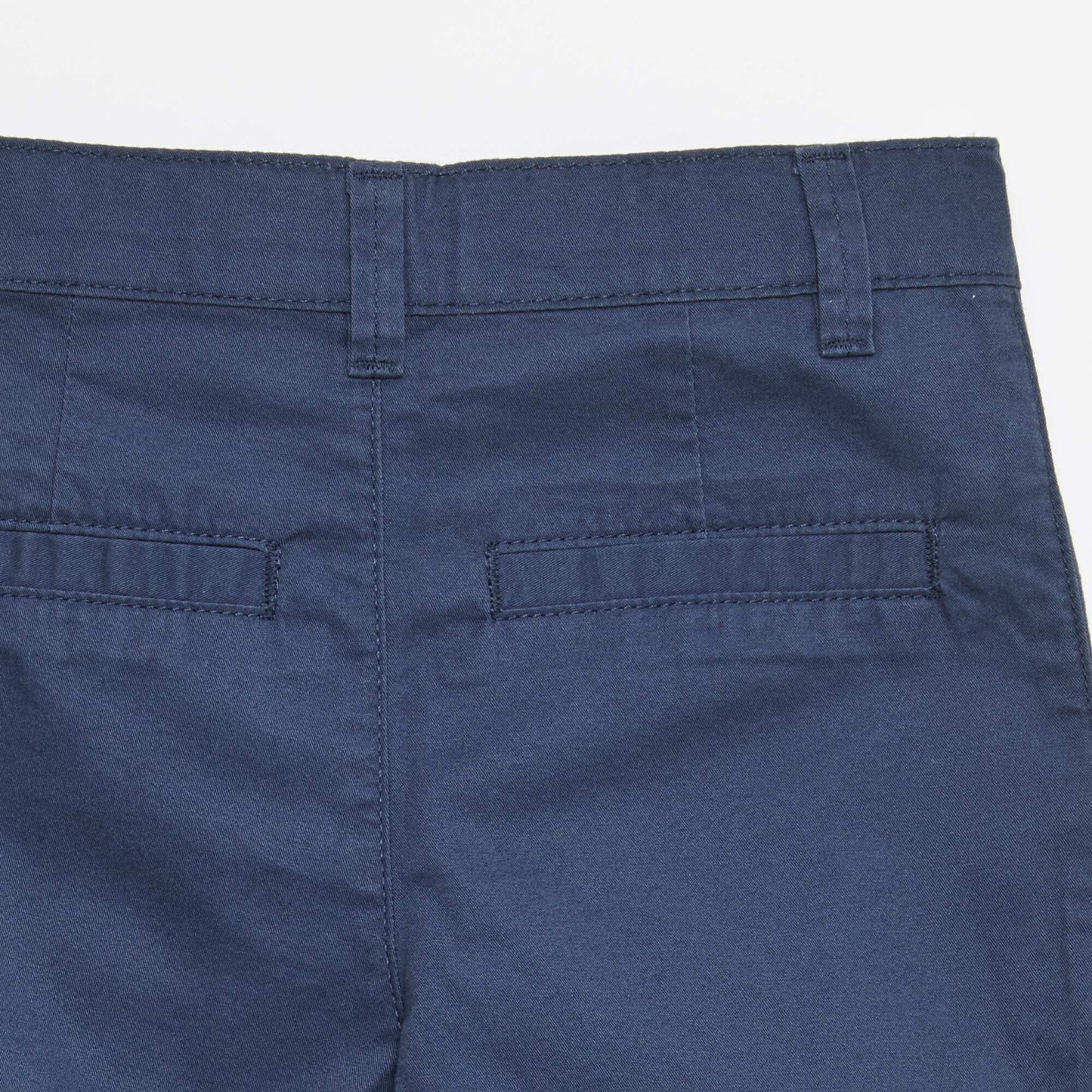 Plain Slim Fit 5-Pocket Chinos BLUE