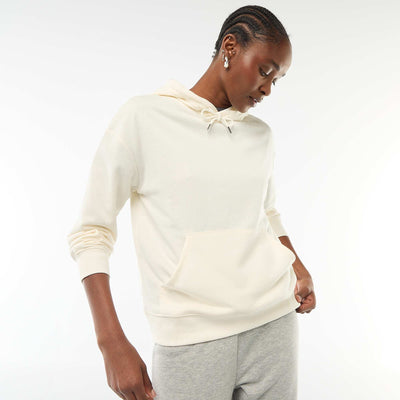 Plain Cotton Hoodie WHITE