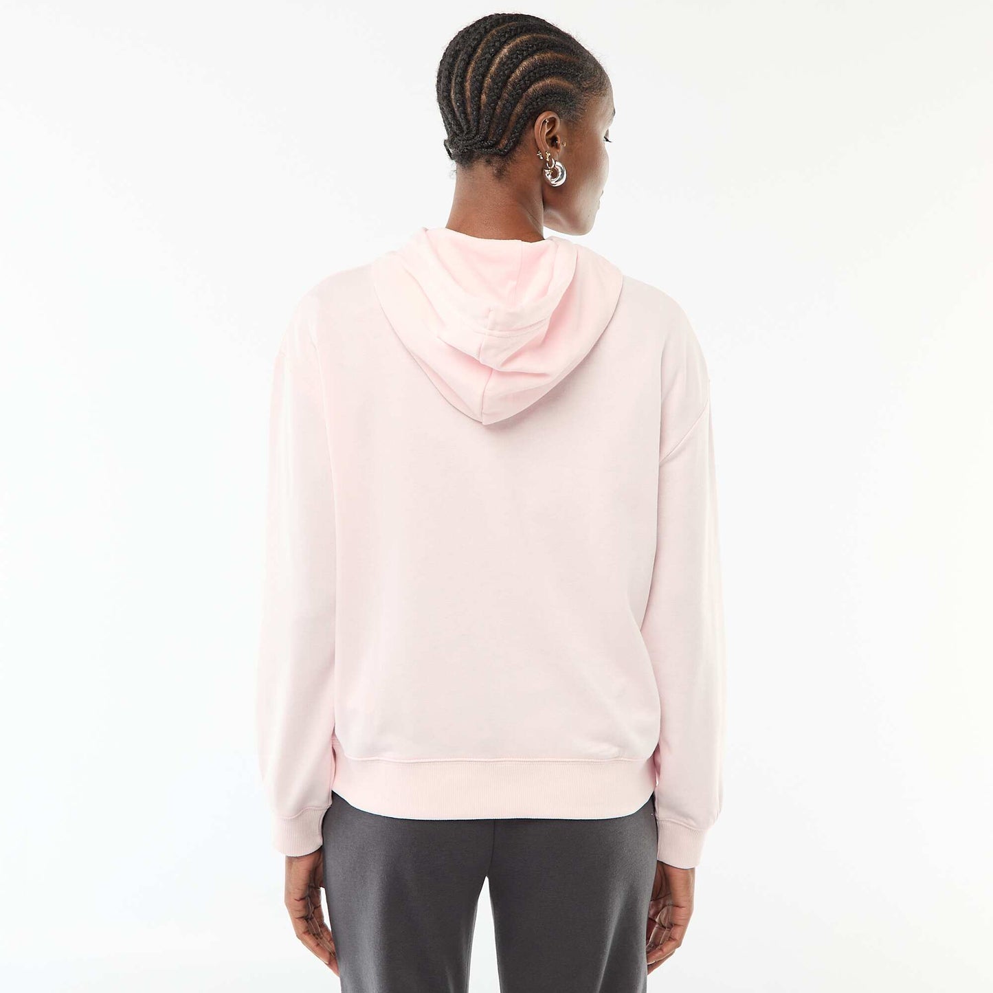 Plain Cotton Hoodie PINK