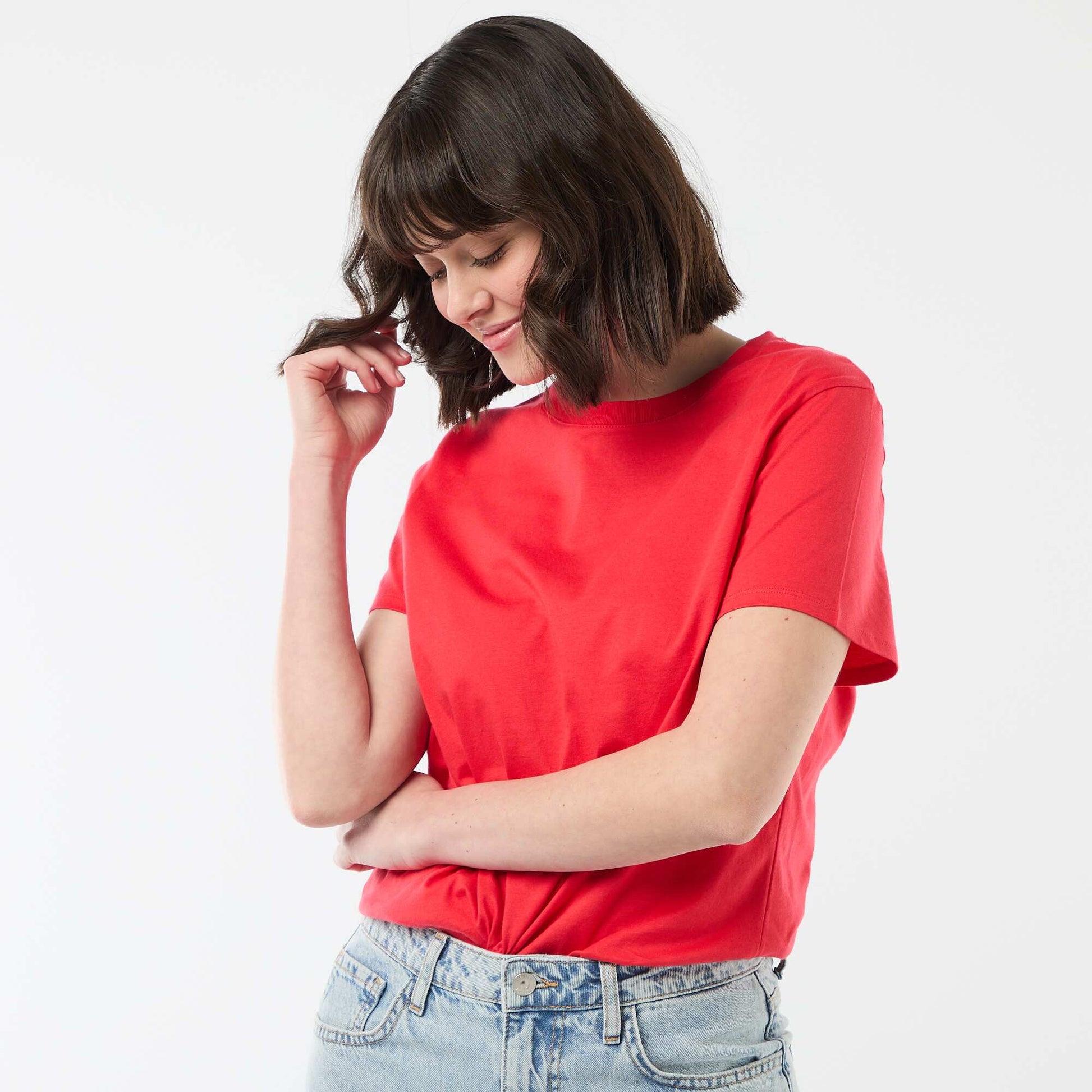 Short-Sleeve Jersey T-Shirt RED