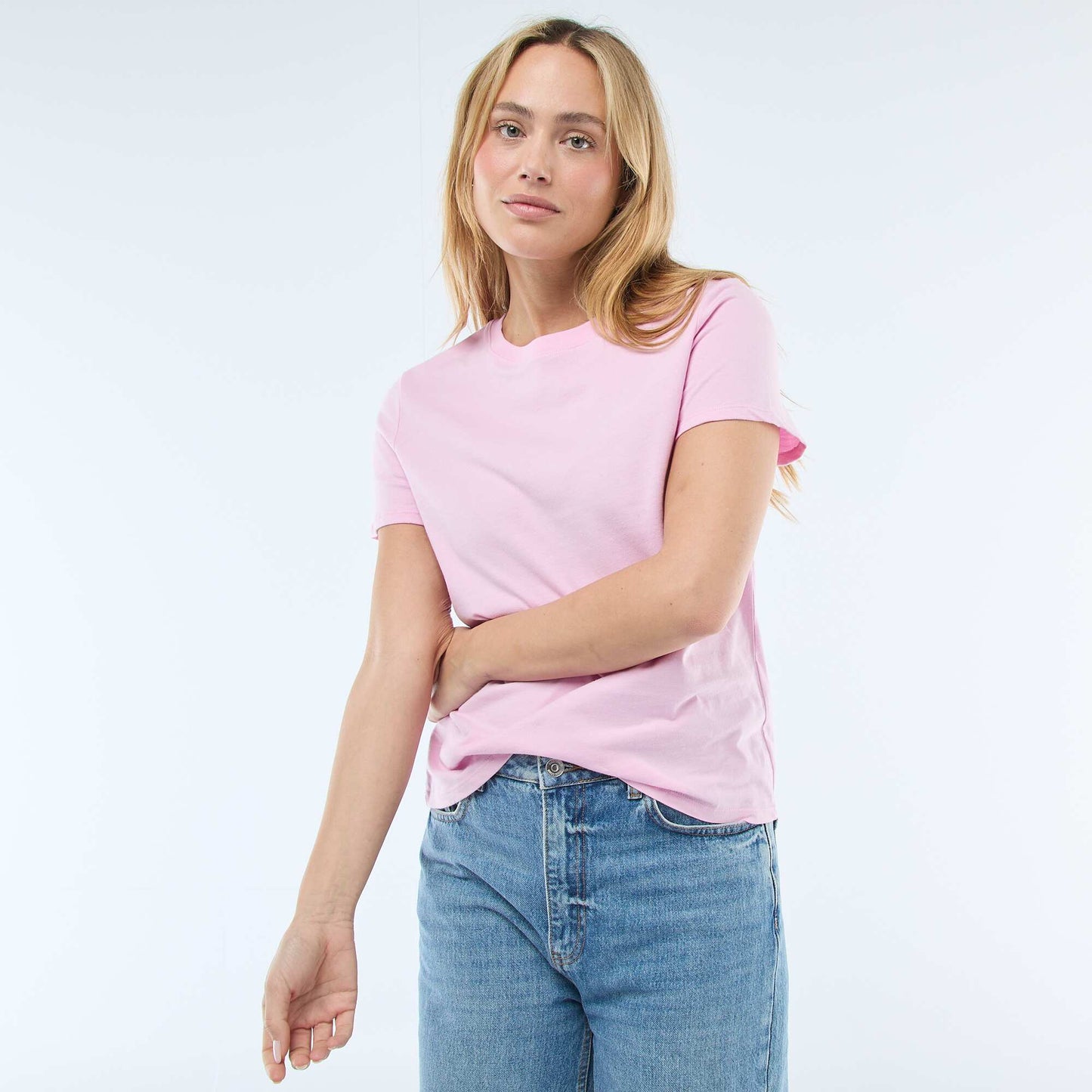 Short-Sleeve Jersey T-Shirt PINK