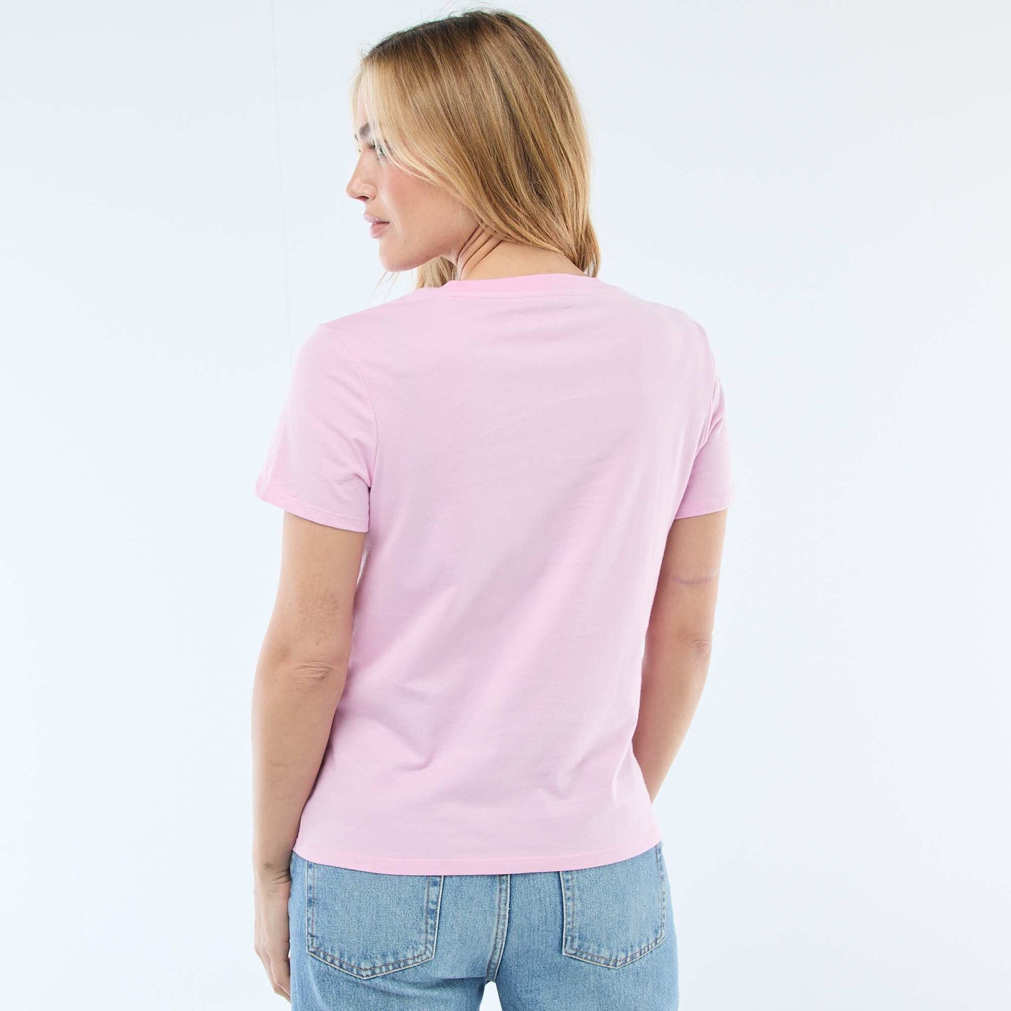 Short-Sleeve Jersey T-Shirt PINK