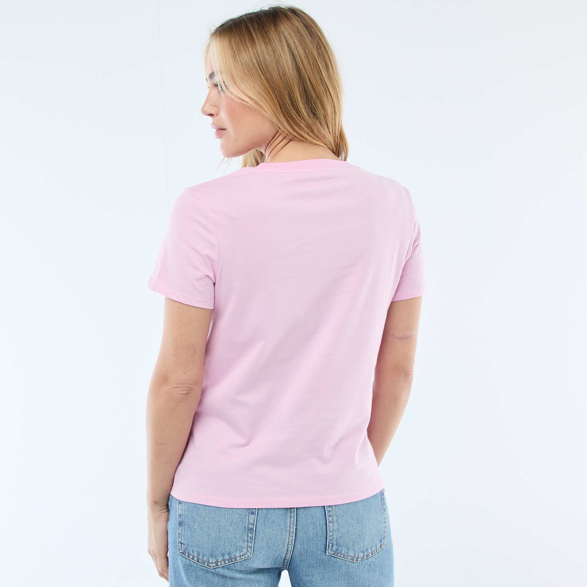 Short-Sleeve Jersey T-Shirt PINK