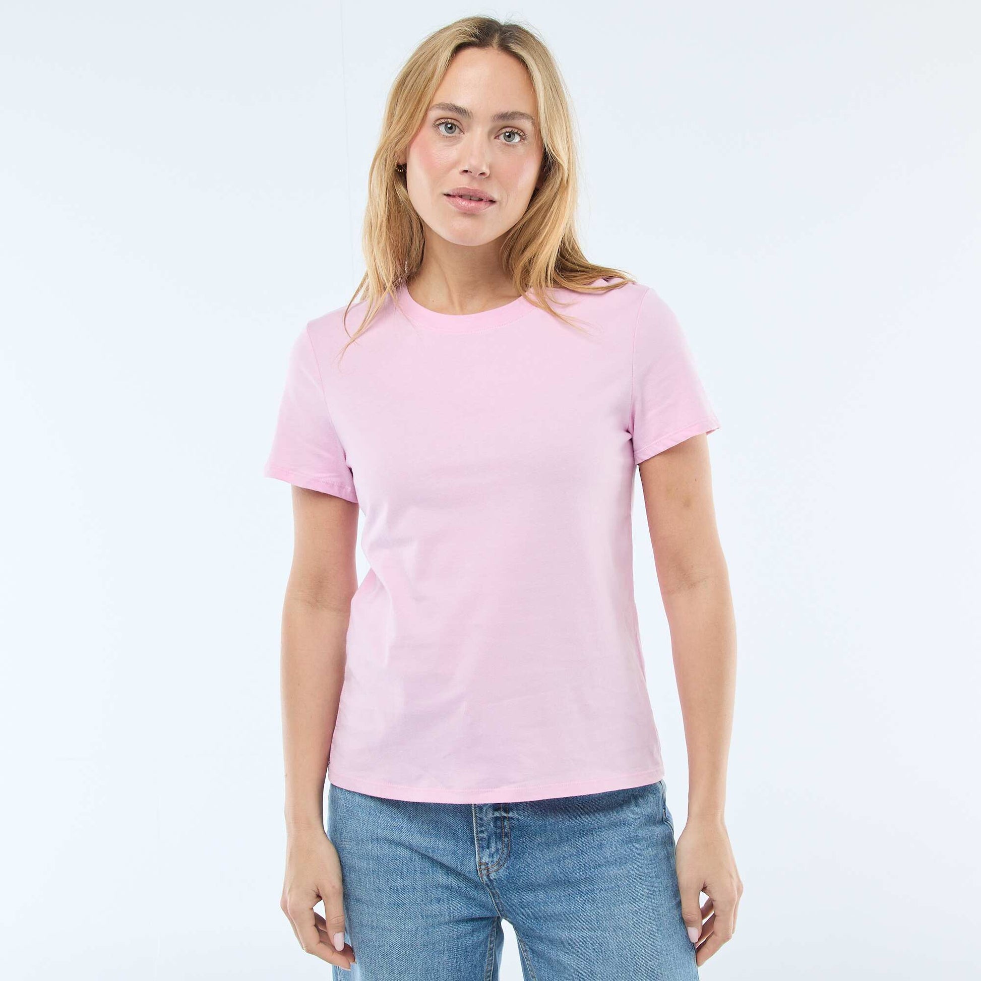 Short-Sleeve Jersey T-Shirt PINK
