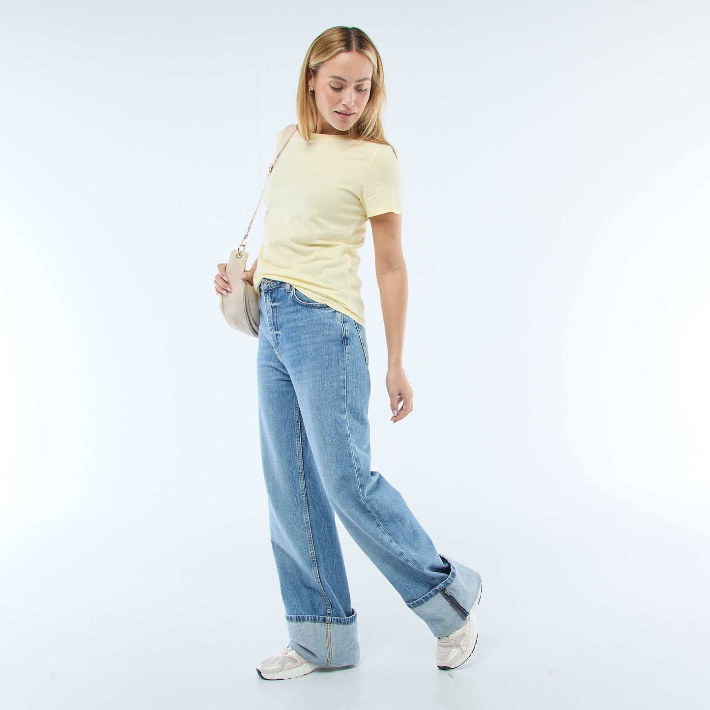 Short-Sleeve Jersey T-Shirt YELLOW