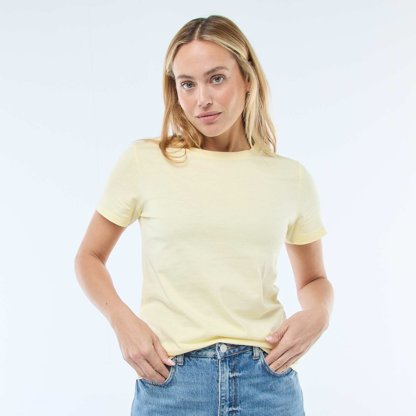 Short-Sleeve Jersey T-Shirt YELLOW