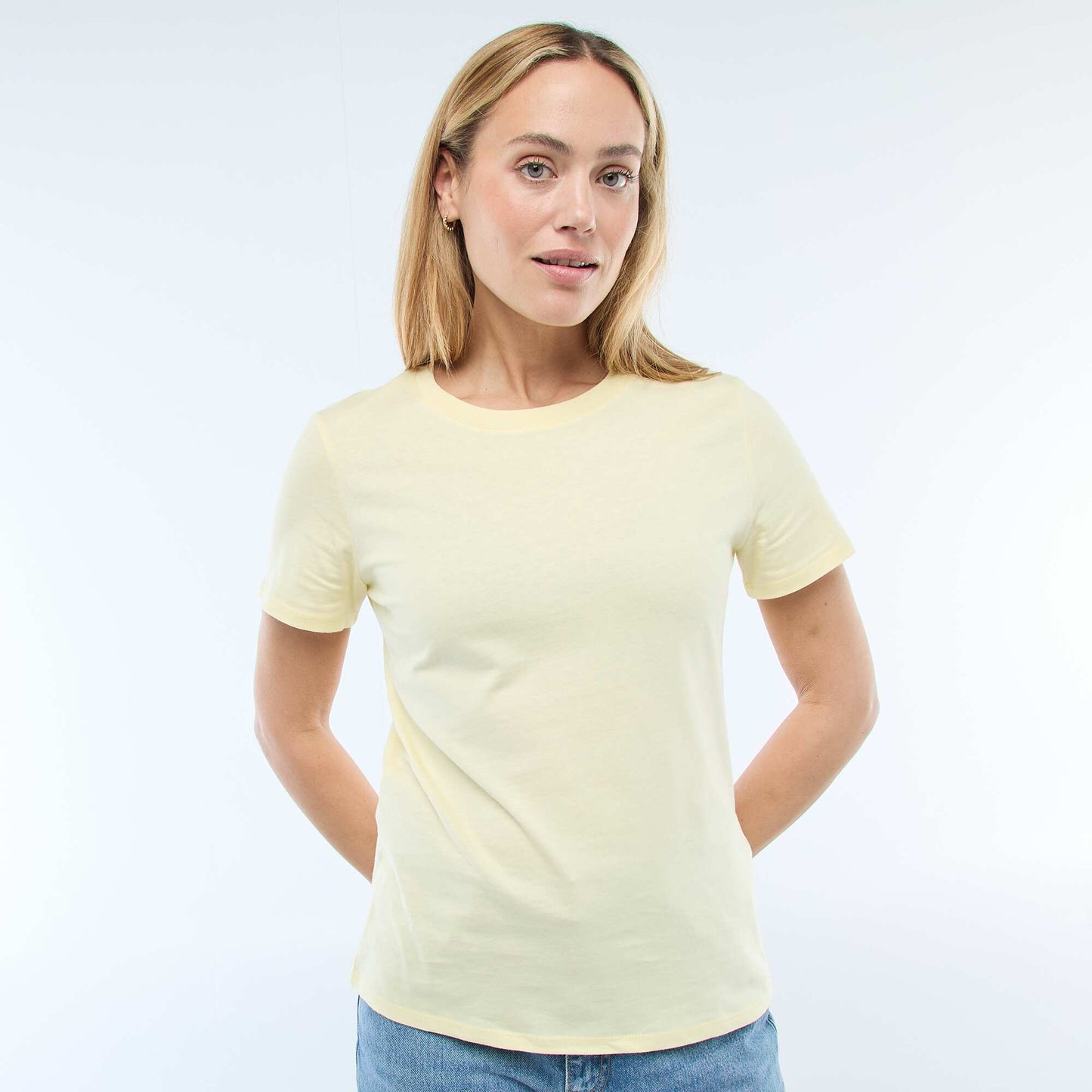 Short-Sleeve Jersey T-Shirt YELLOW