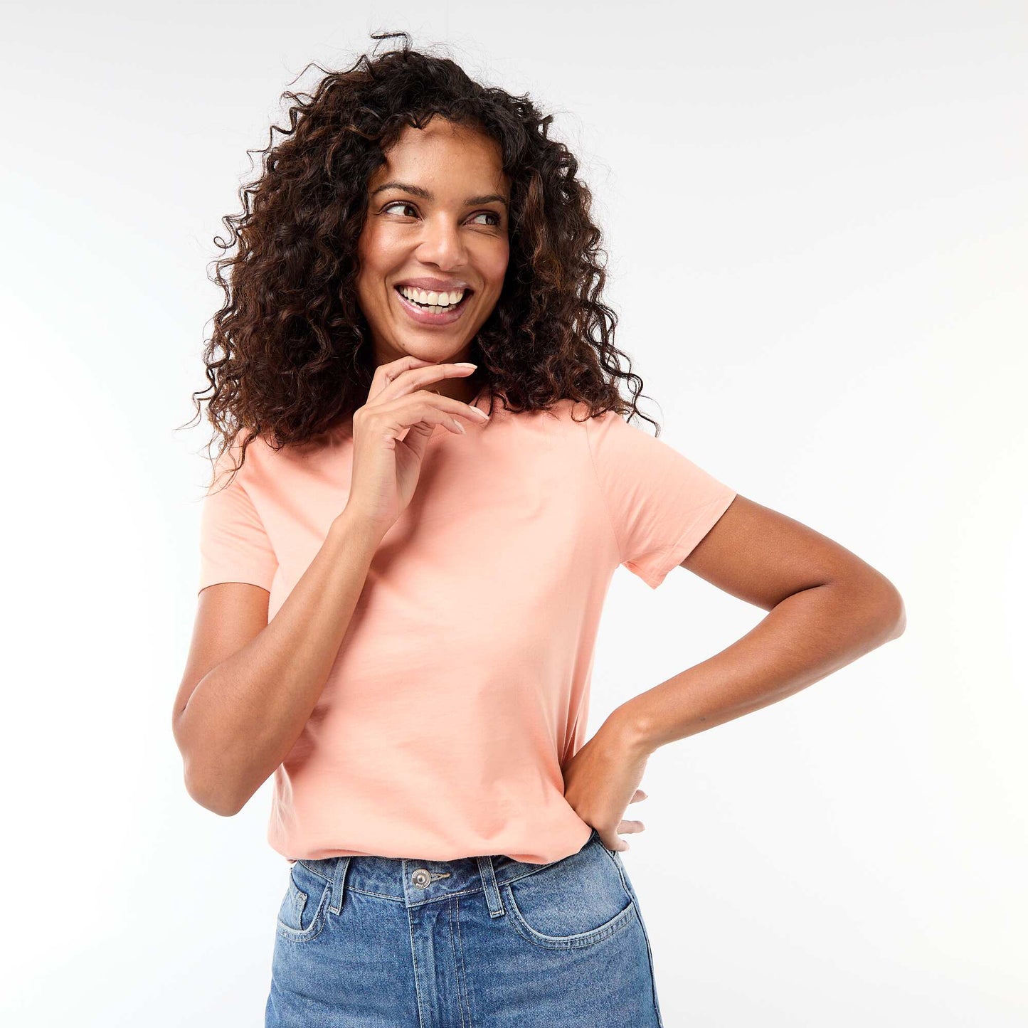 Short-Sleeve Jersey T-Shirt PINK