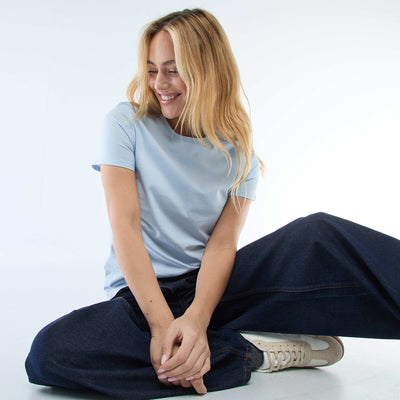 Short-Sleeve Jersey T-Shirt BLUE