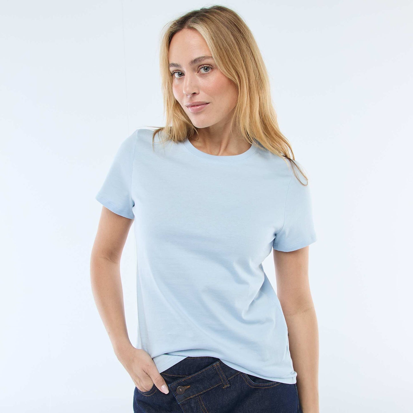 Short-Sleeve Jersey T-Shirt BLUE