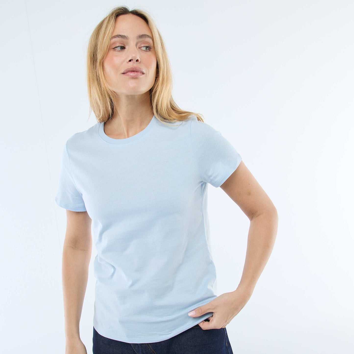 Short-Sleeve Jersey T-Shirt BLUE
