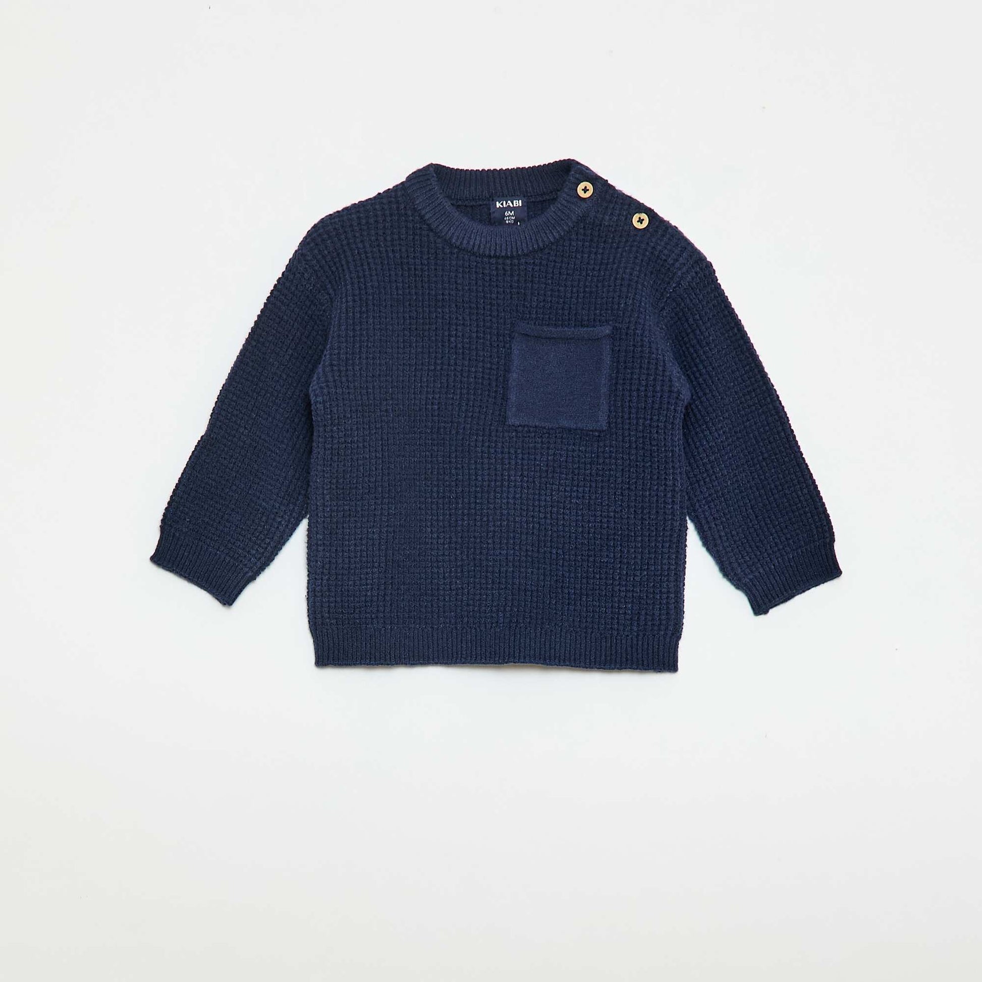 Knit Sweater + Pants Set - 2 Pieces BLUE
