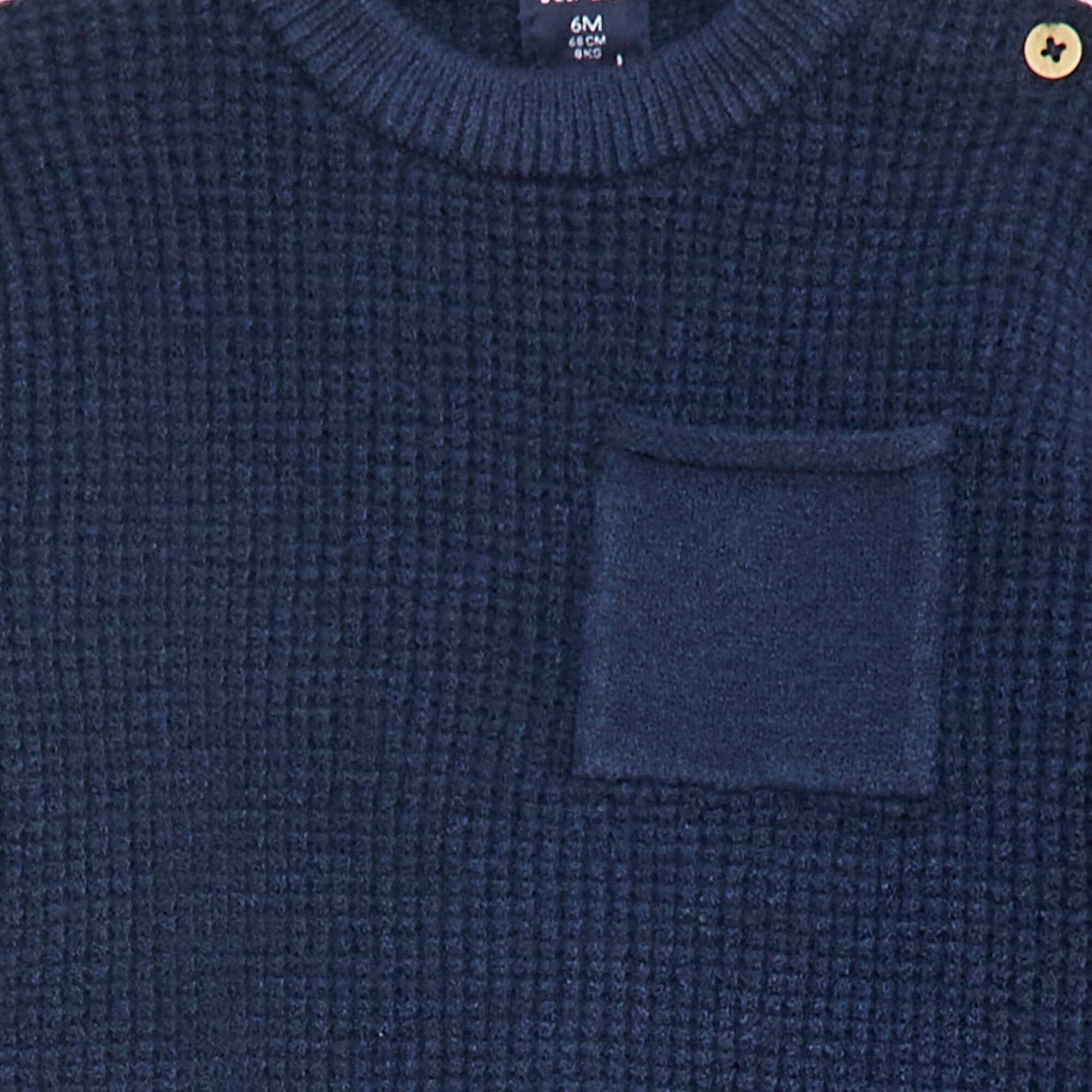Knit Sweater + Pants Set - 2 Pieces BLUE