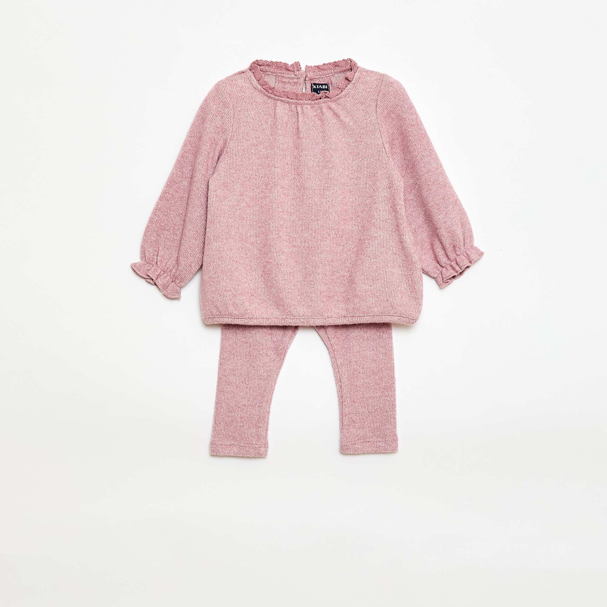 Snuggly Knit 2-Piece Set PINK