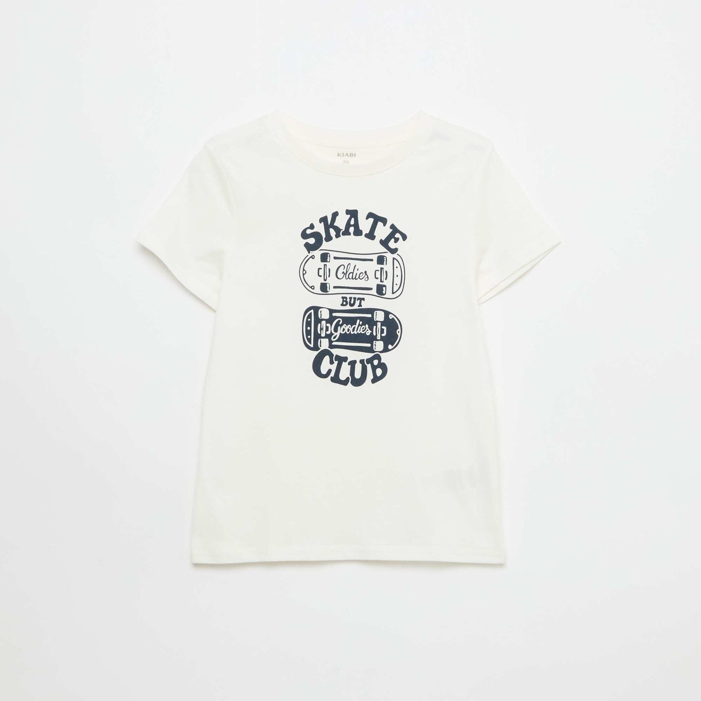 Printed Message T-Shirt WHITE