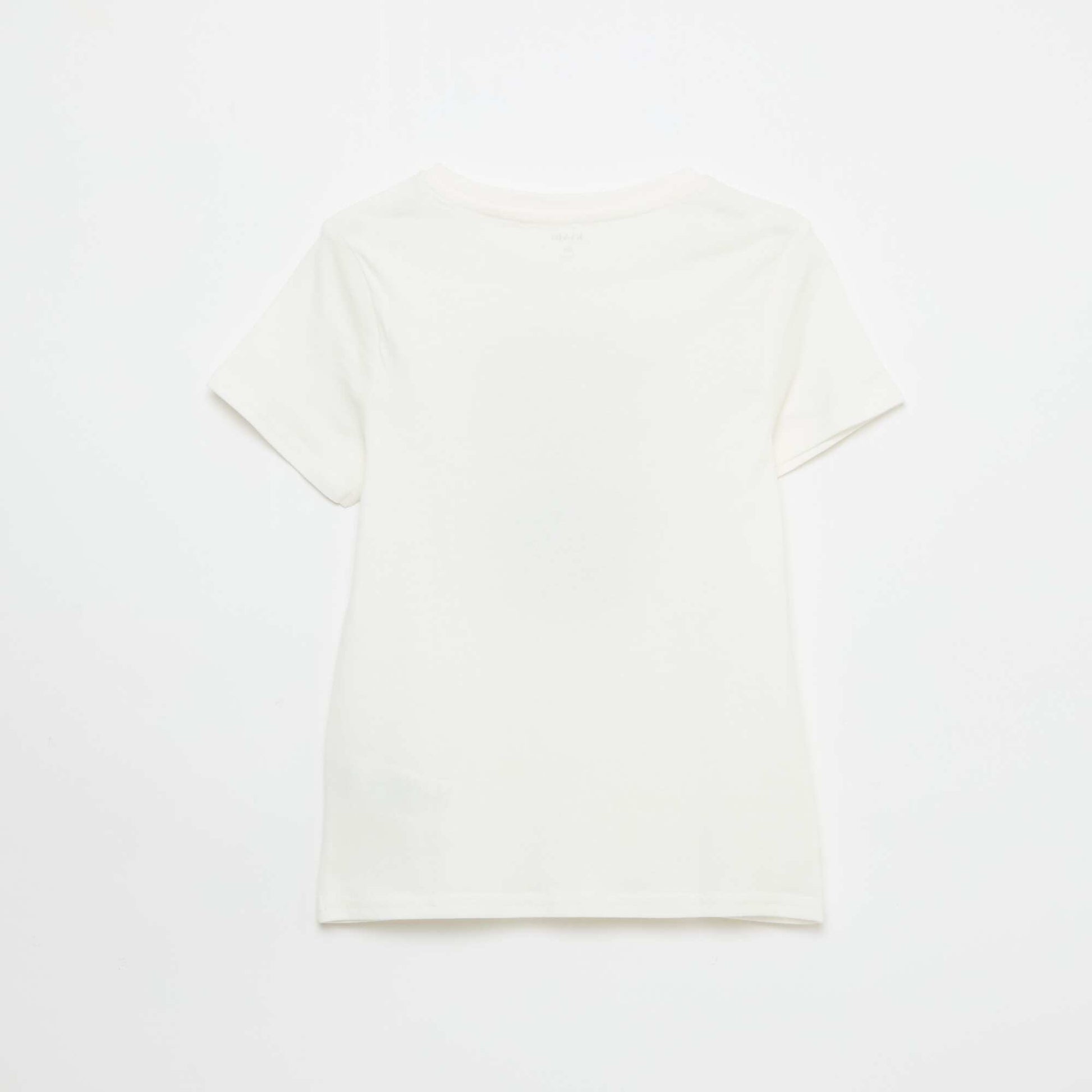 Printed Message T-Shirt WHITE