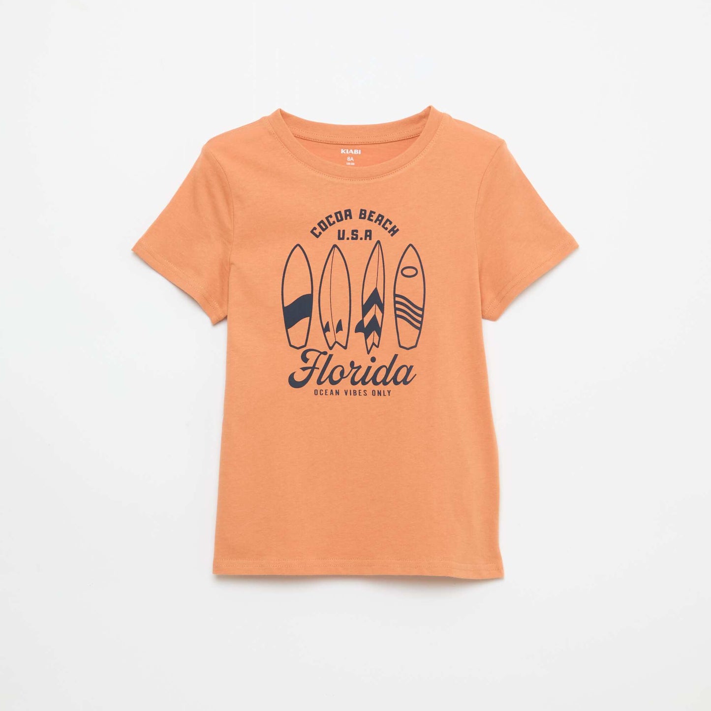 Printed Message T-Shirt BROWN