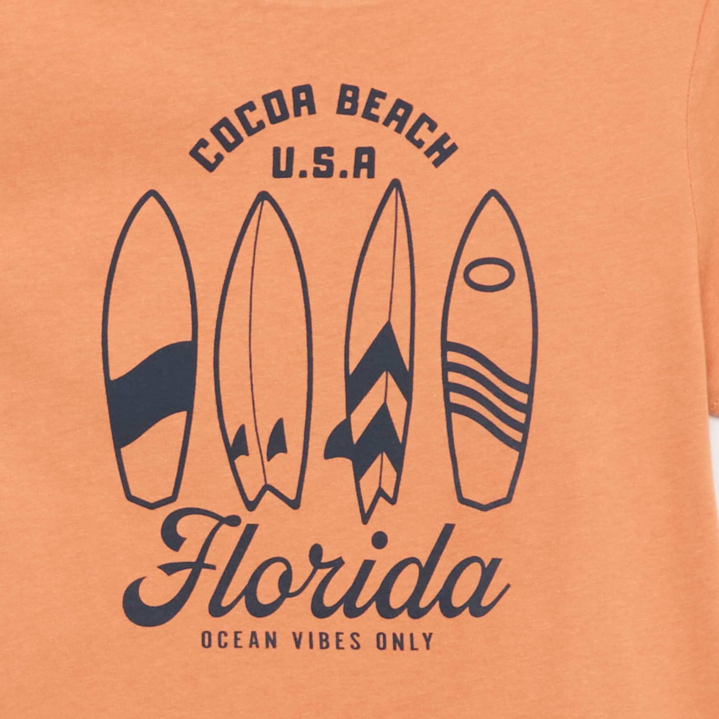 Printed Message T-Shirt BROWN