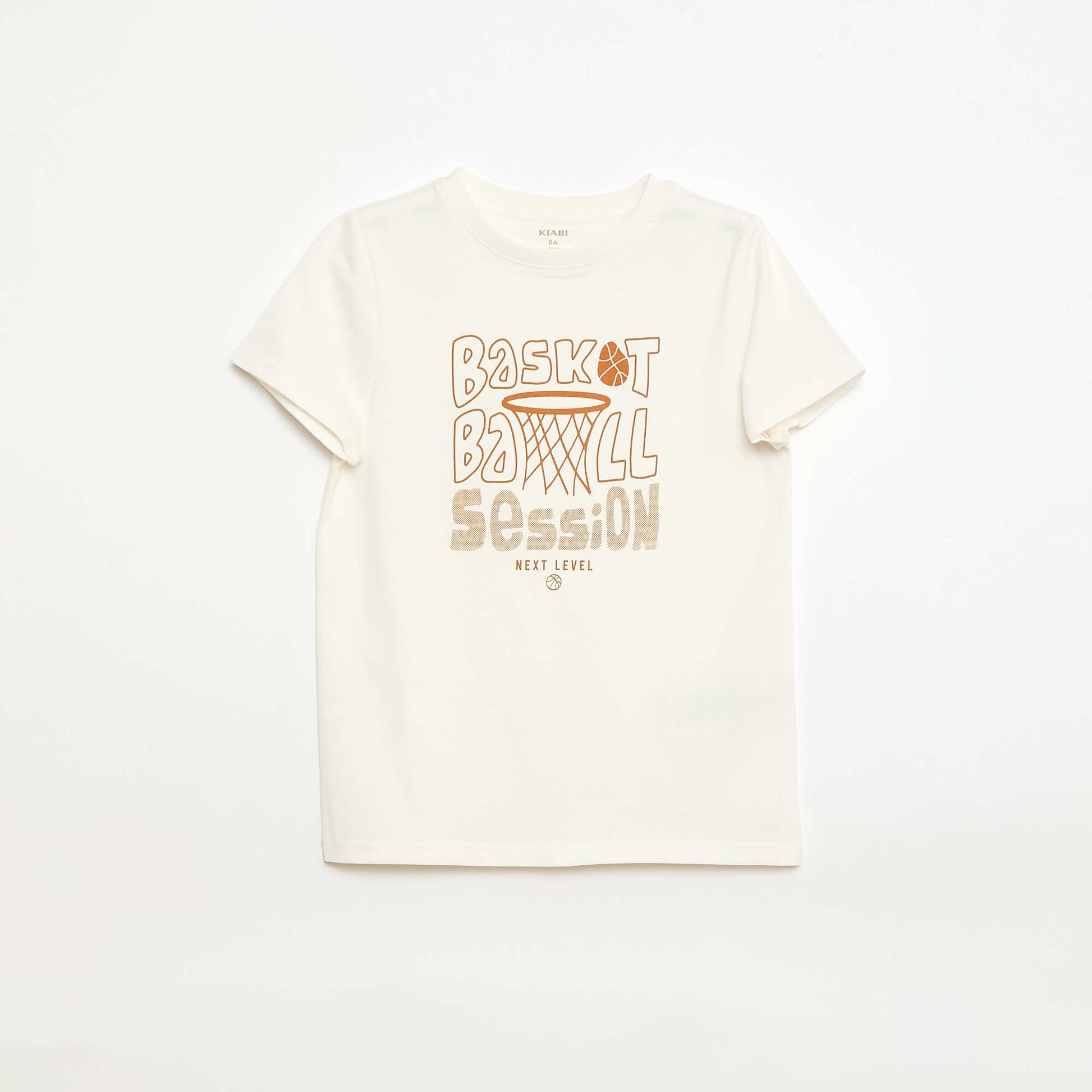 Printed Message T-Shirt WHITE