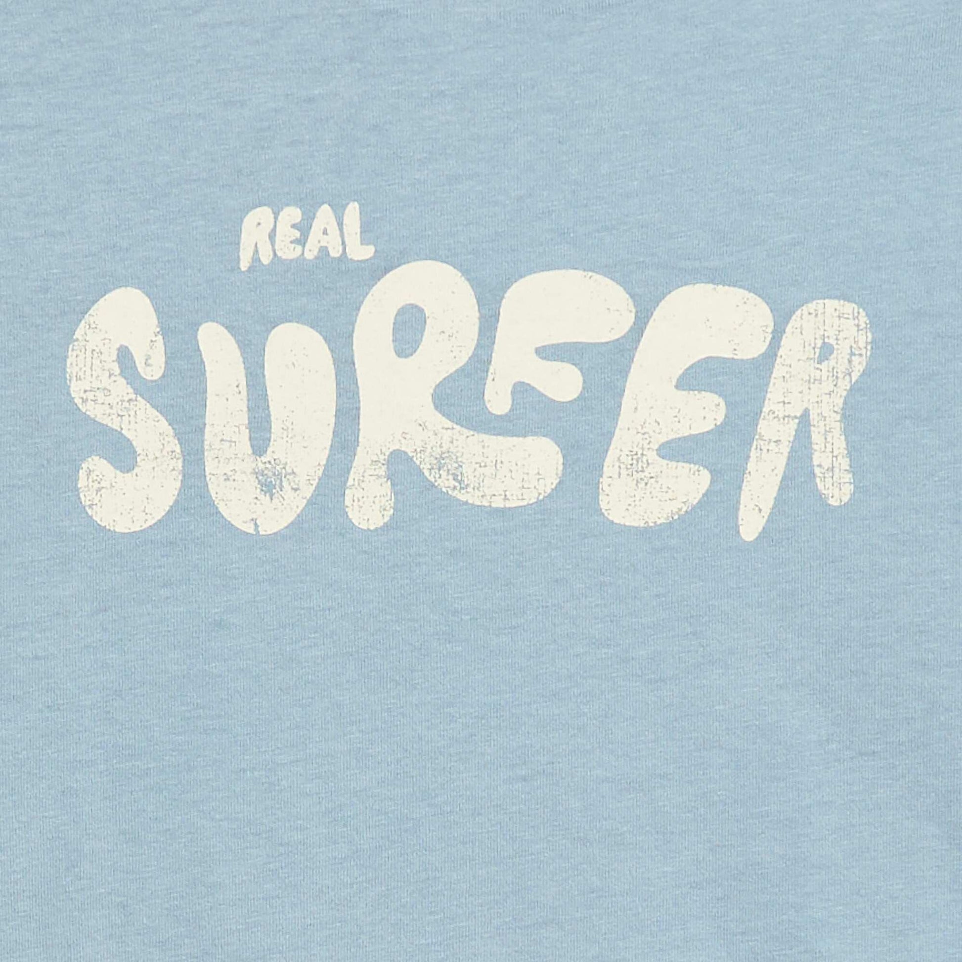 Printed Message T-Shirt BLUE