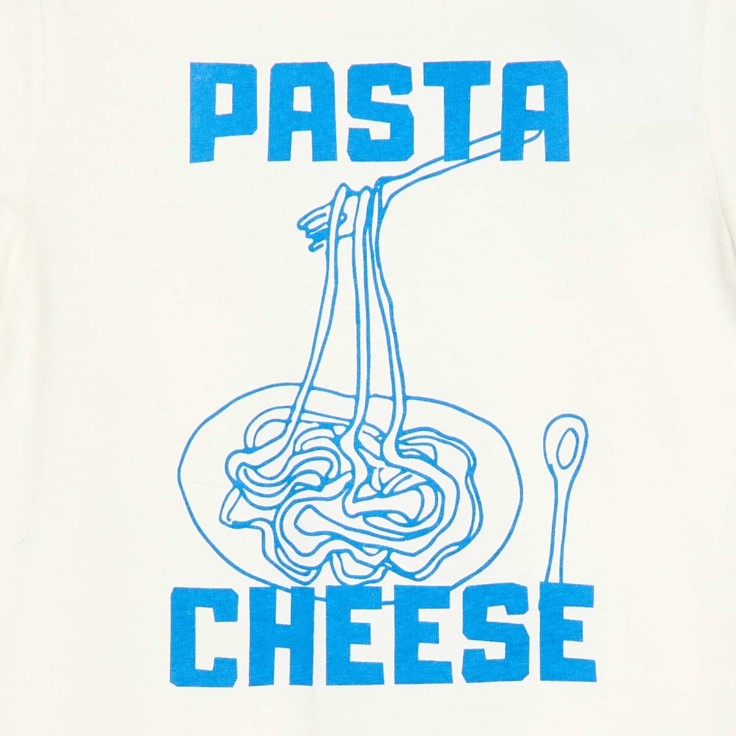 Printed Message T-Shirt WHITE