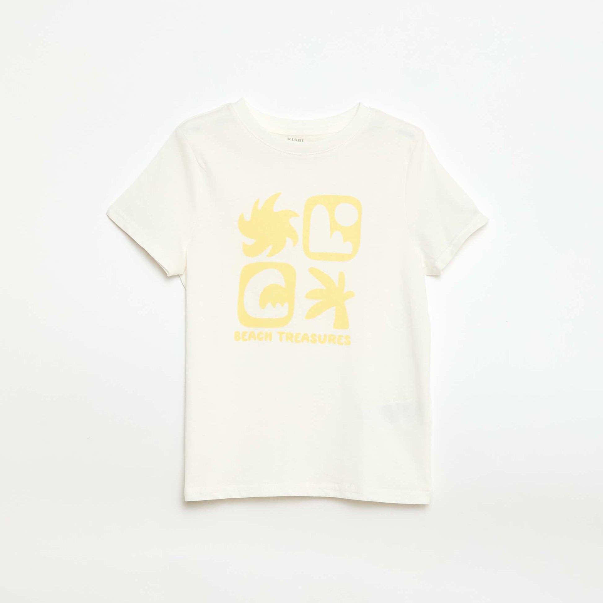 Printed Message T-Shirt WHITE