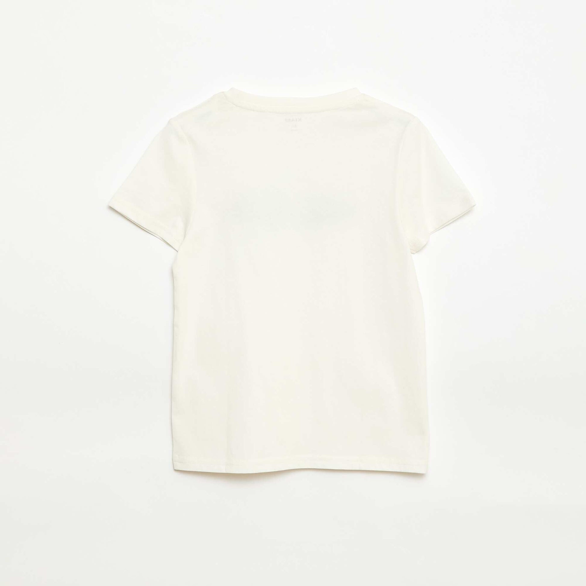 Printed Message T-Shirt WHITE