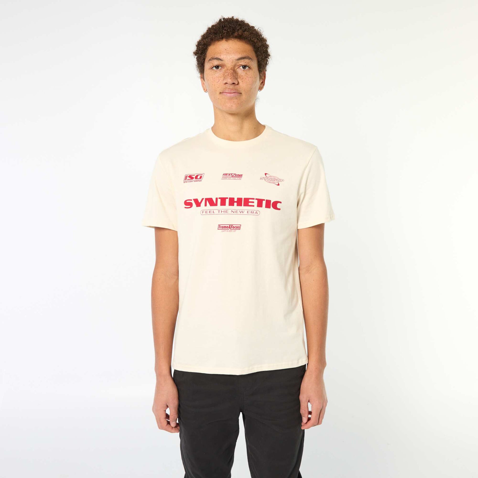 Printed Cotton T-Shirt WHITE