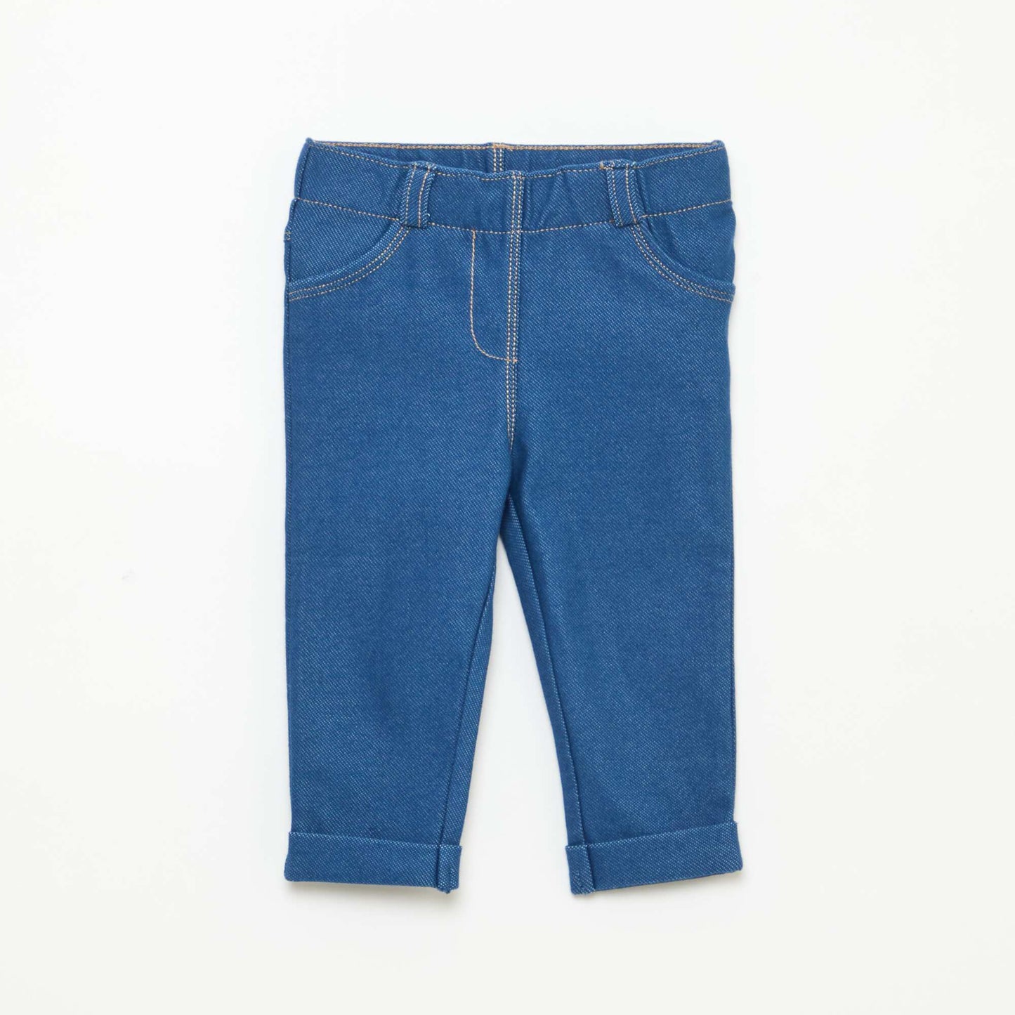 Slim Tregging Pants BLUE