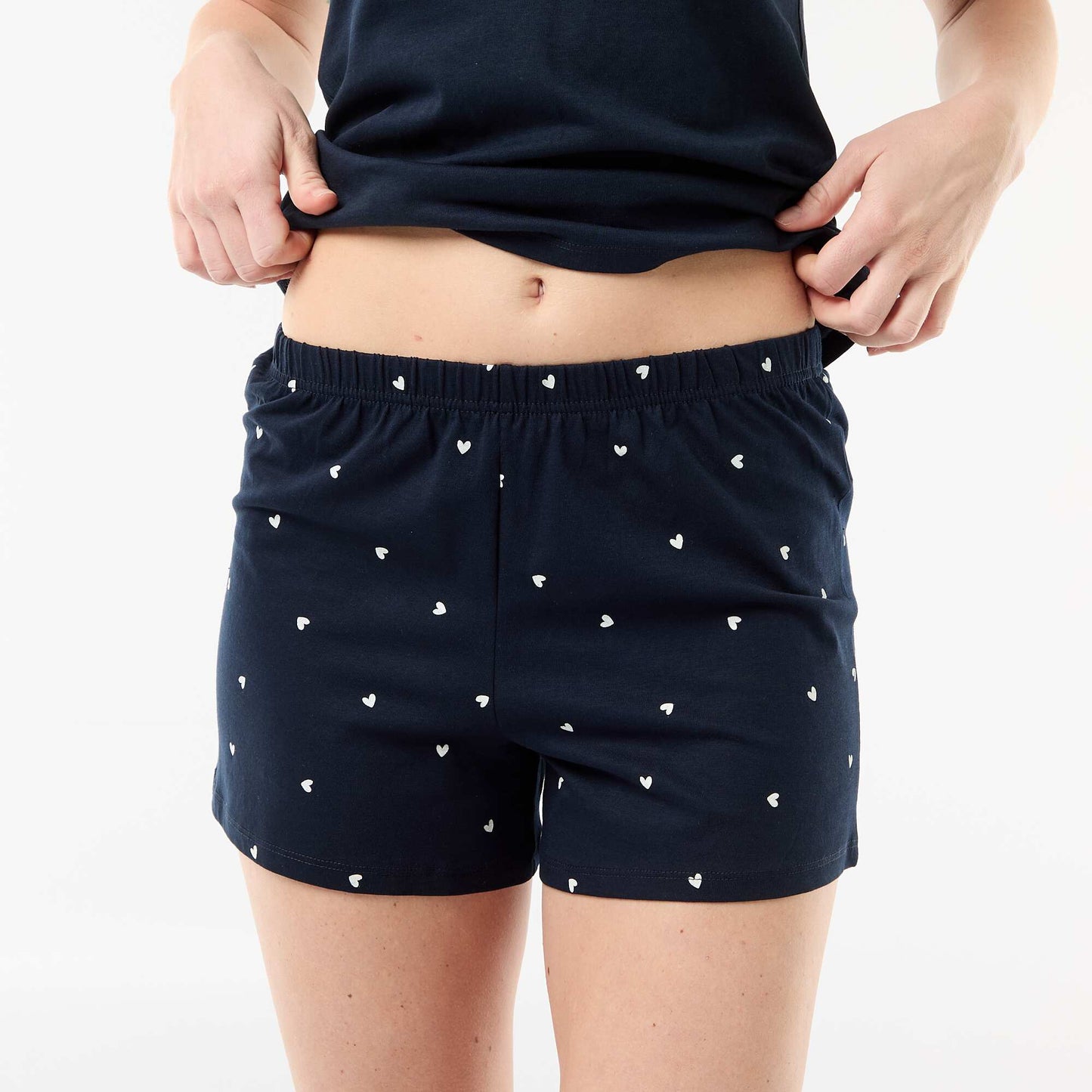 Printed short pyjamas - 2 pieces BLUE