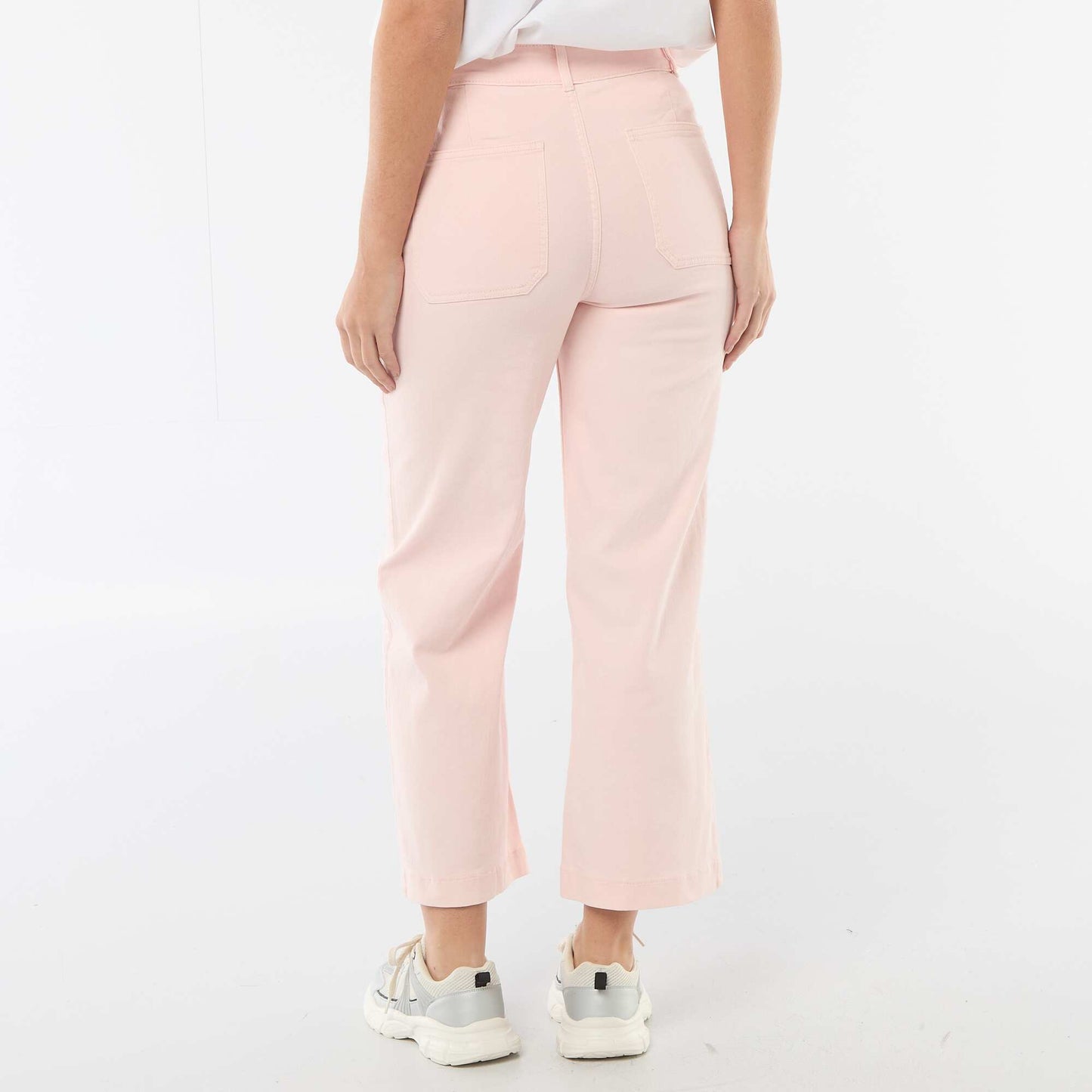 Colorful Wide Leg Pants PINK