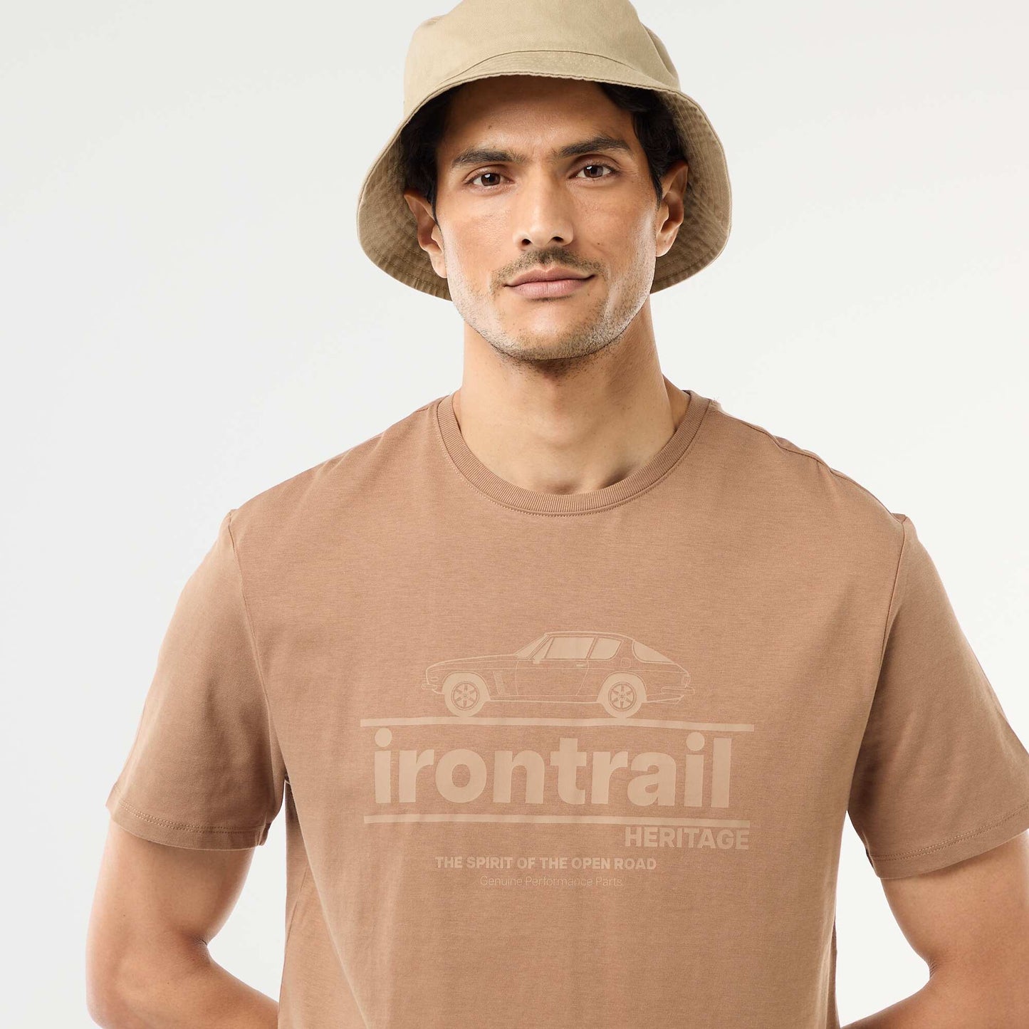 Printed Graphic T-shirt BROWN