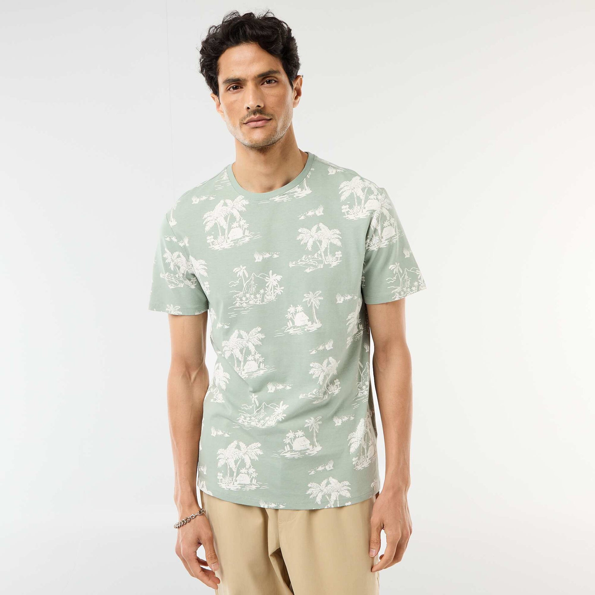 Printed Graphic T-shirt GREEN