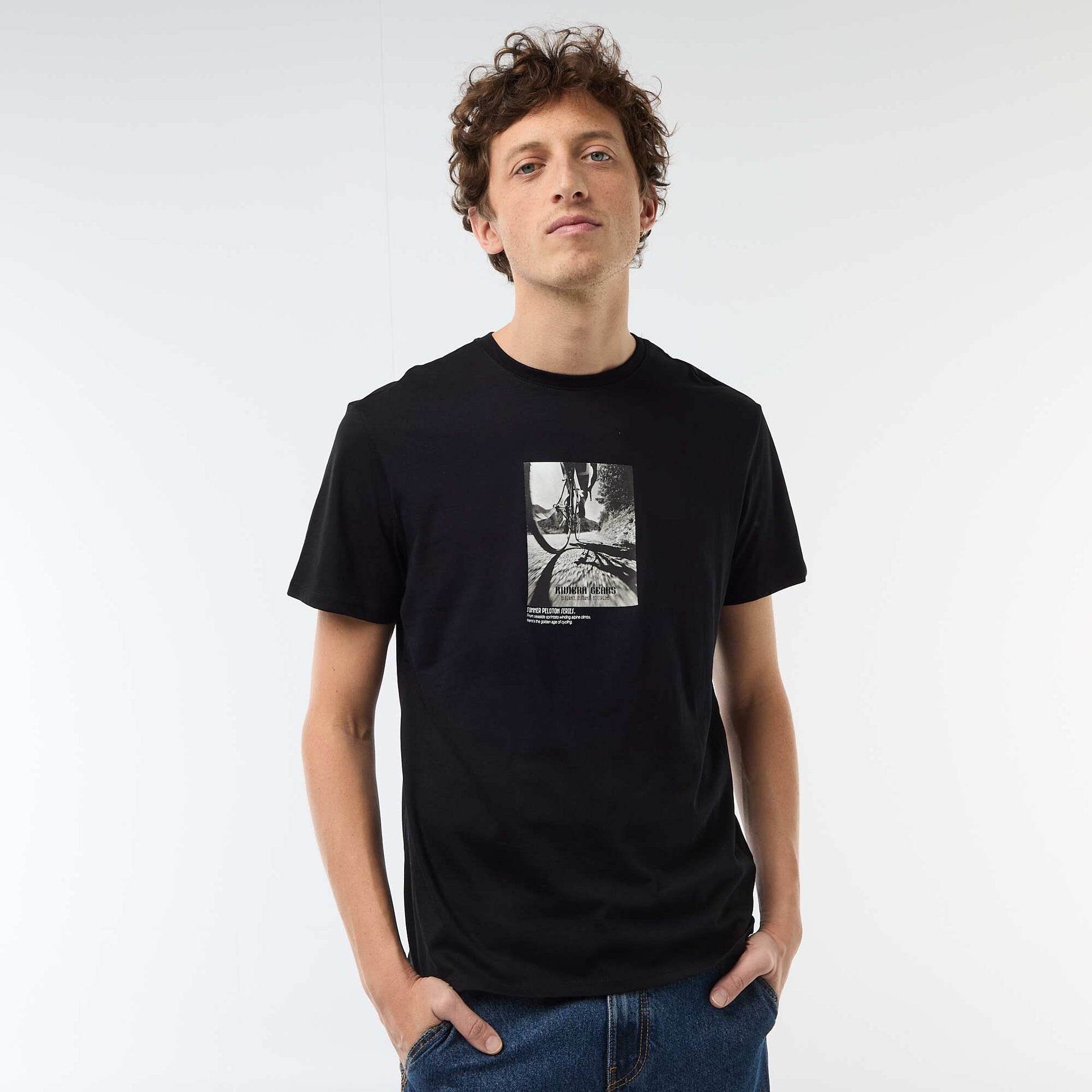Printed Graphic T-shirt BLACK
