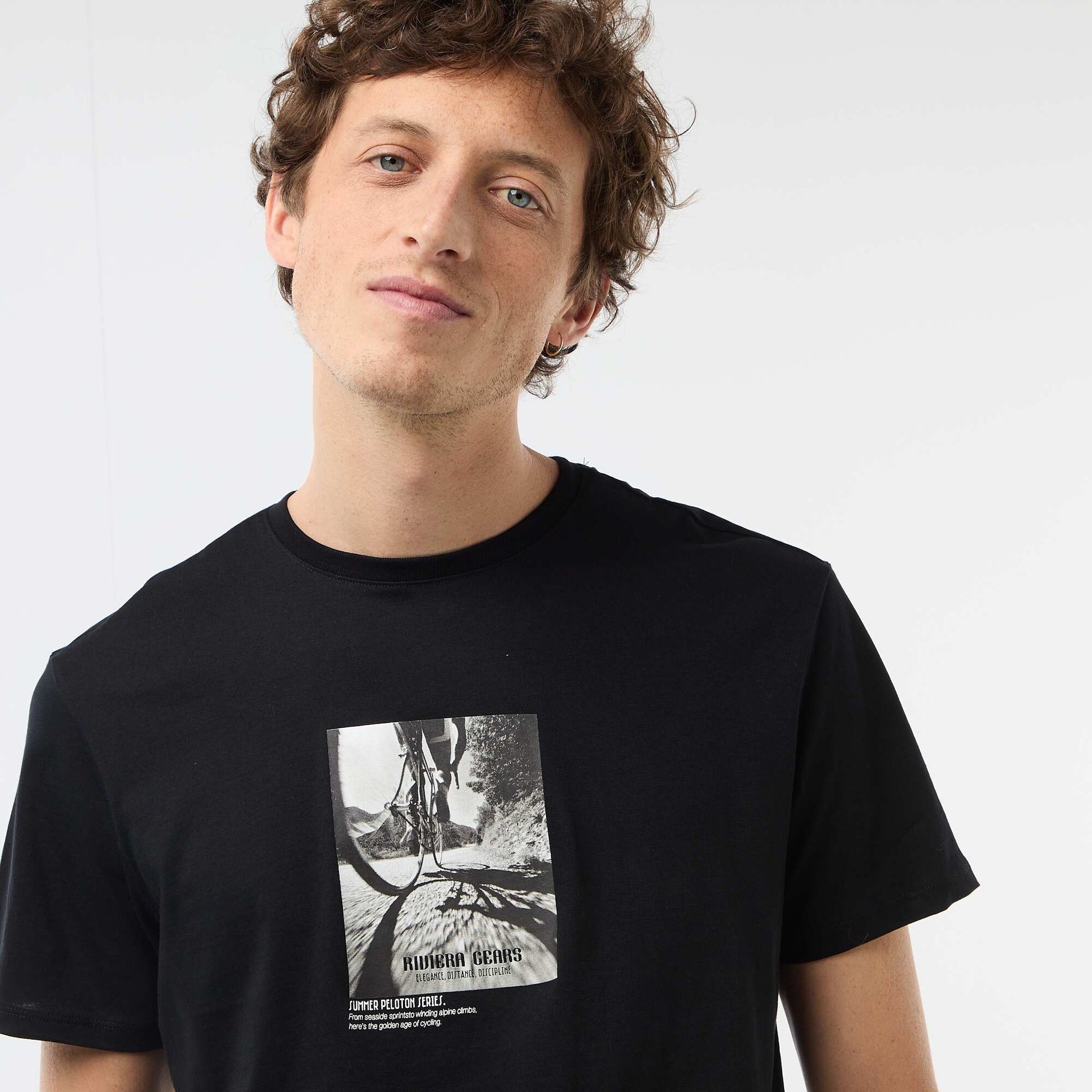Printed Graphic T-shirt BLACK