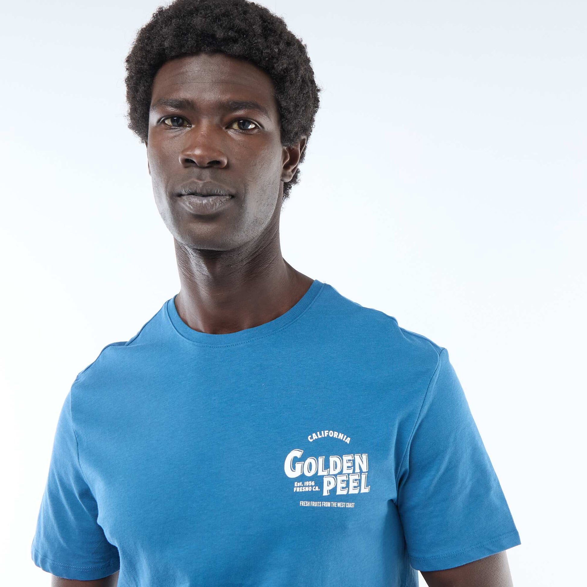 Printed Graphic T-shirt BLUE