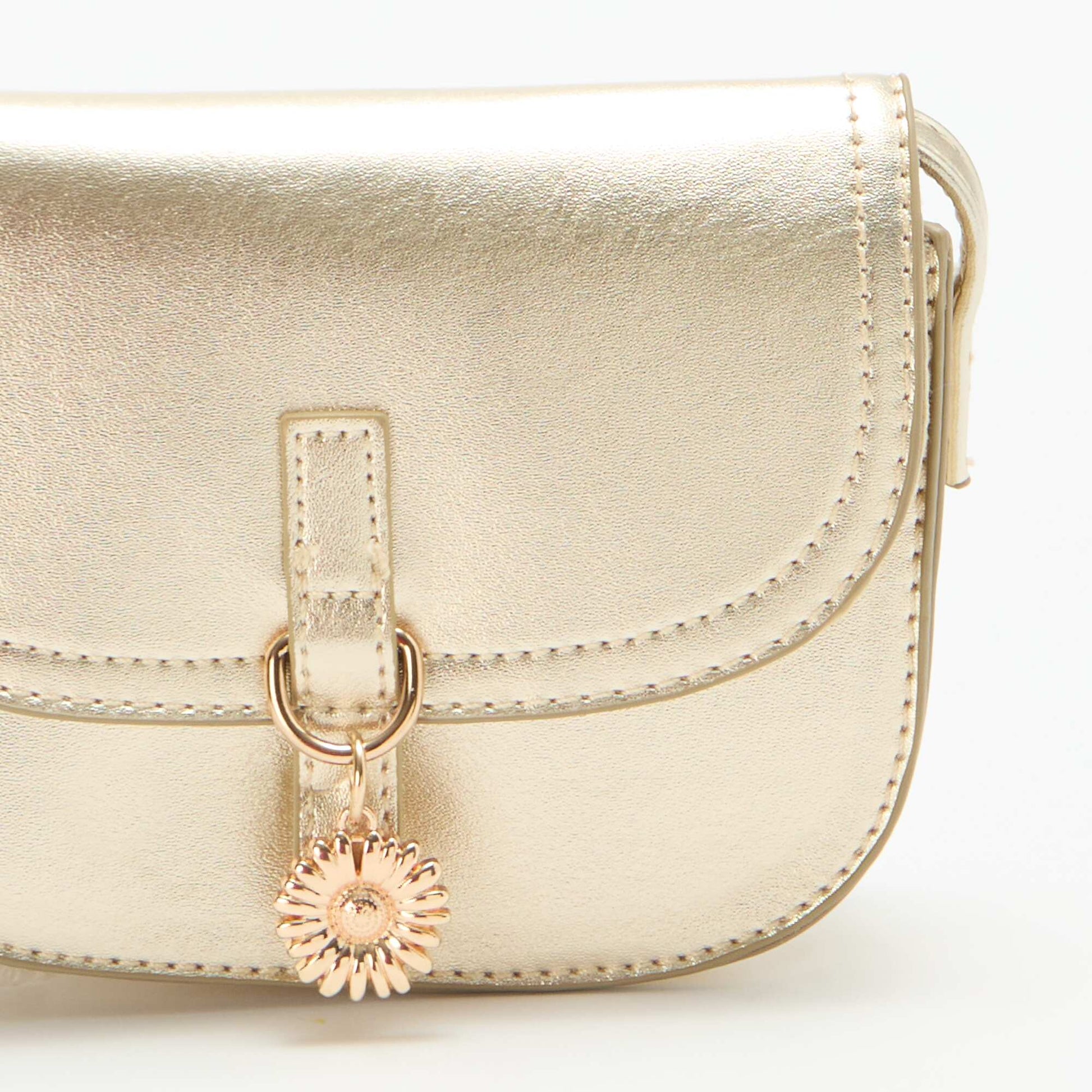Gold Shoulder Bag BEIGE