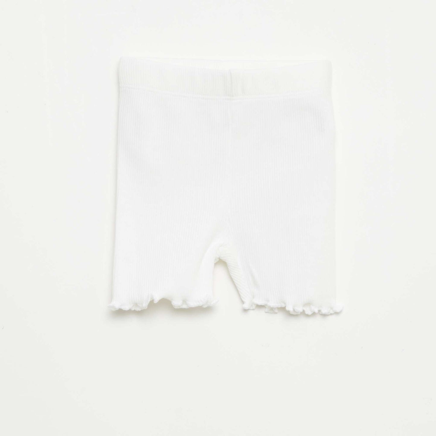 Ribbed Leggings Set - 2 Pack WHITE