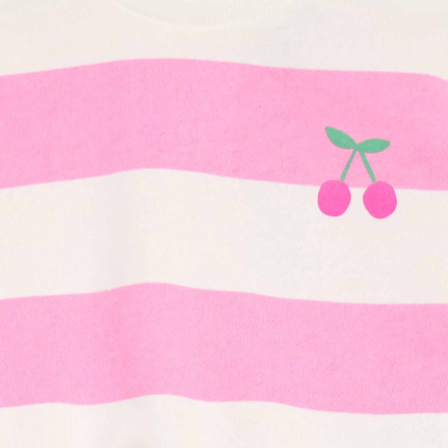 Lightweight French Terry Crew Neck Sweatshirt with Print PINK