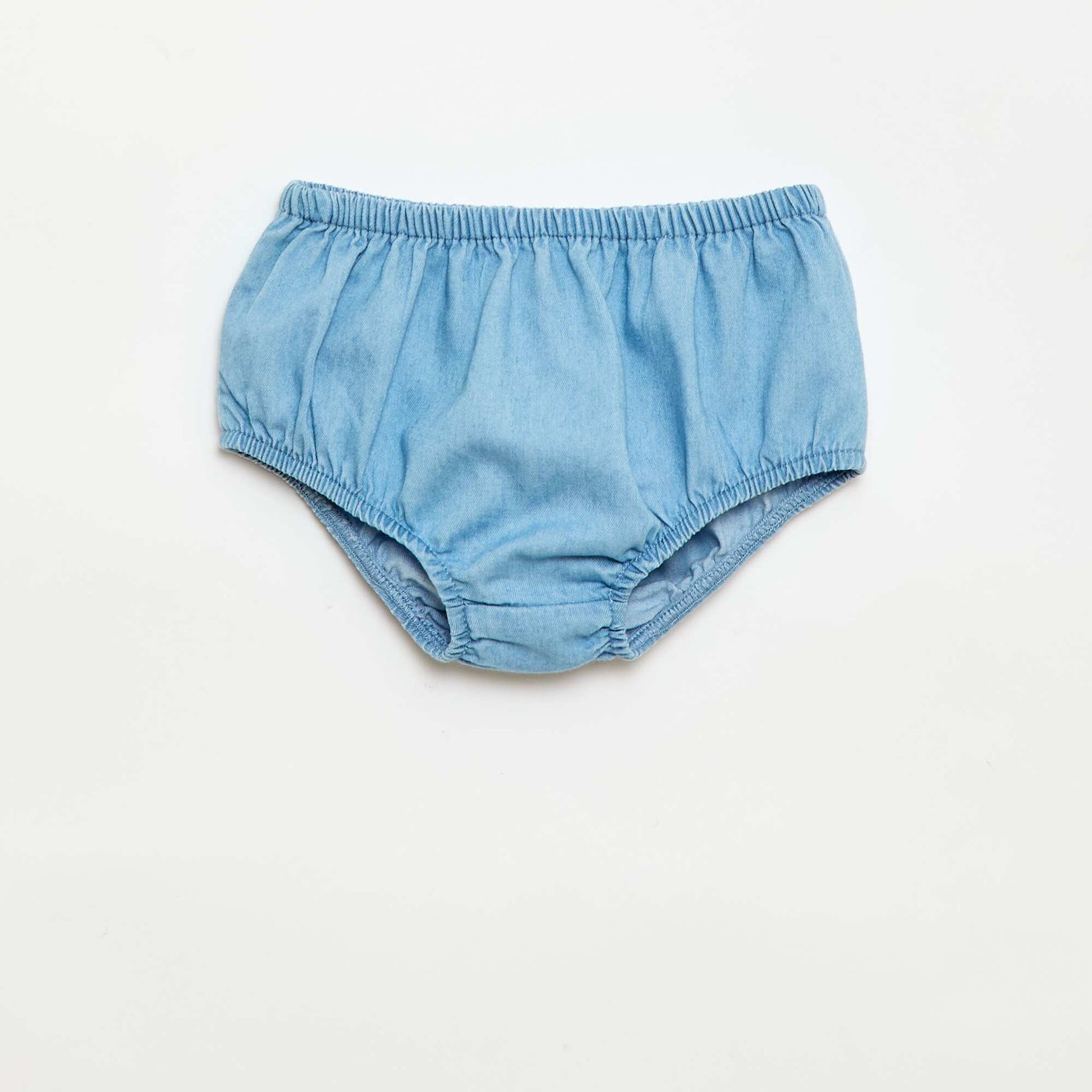 Denim Dress & Bloomers Set - 2-Piece BLUE