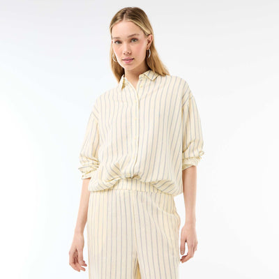 Linen Blend Shirt YELLOW