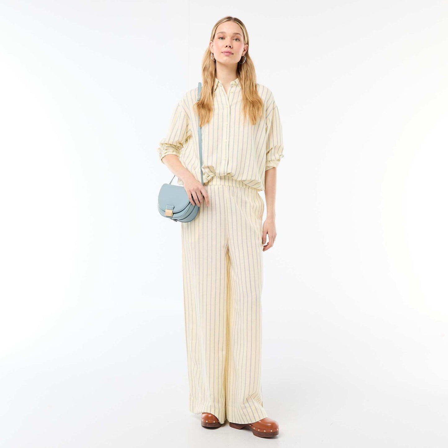 Linen Blend Shirt YELLOW