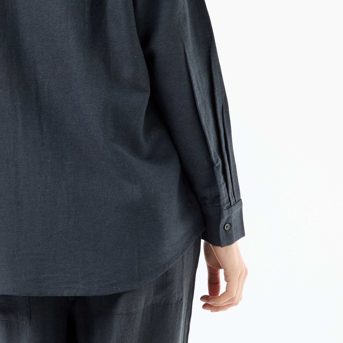 Linen Blend Shirt BLUE