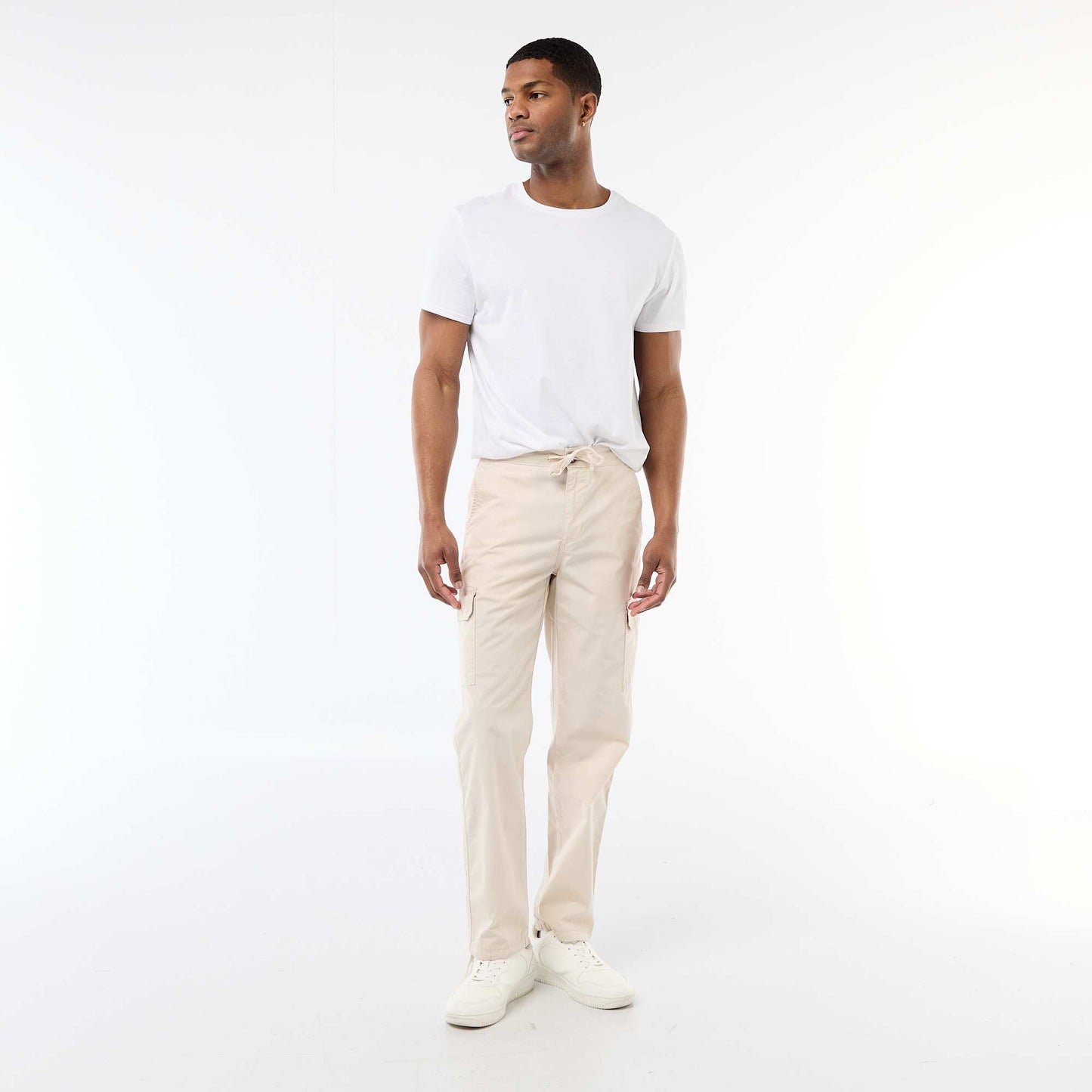Regular Fit Multi-Pocket Trousers GREY