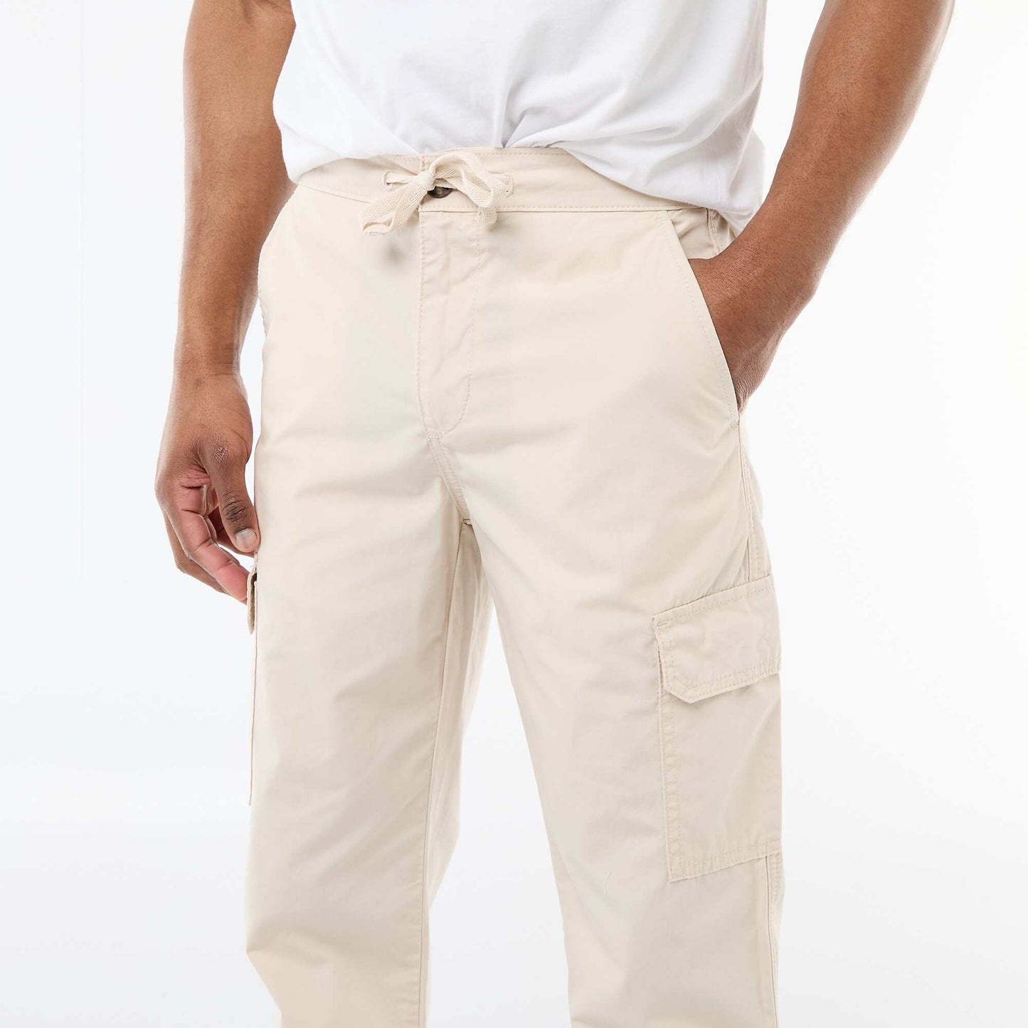 Regular Fit Multi-Pocket Trousers GREY