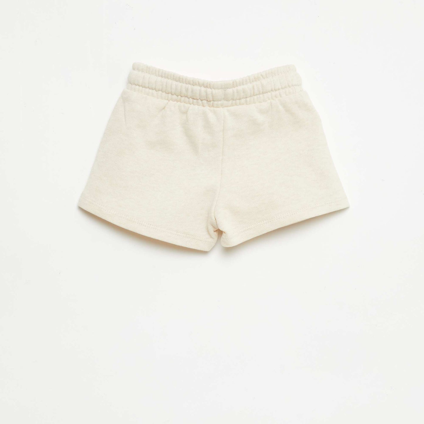 Unbrushed Fleece Shorts BEIGE
