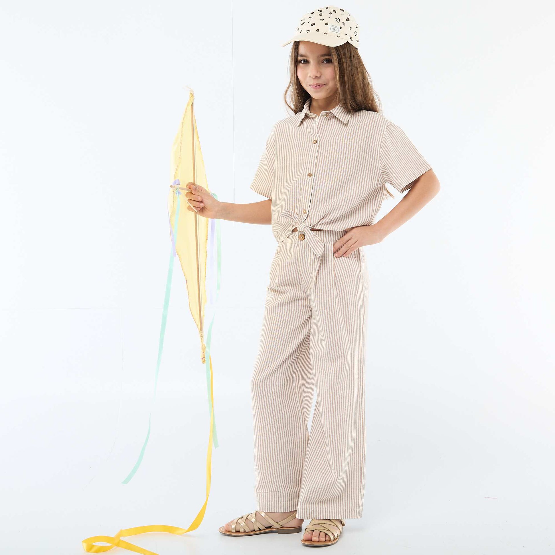 Short-Sleeved Shirt BEIGE