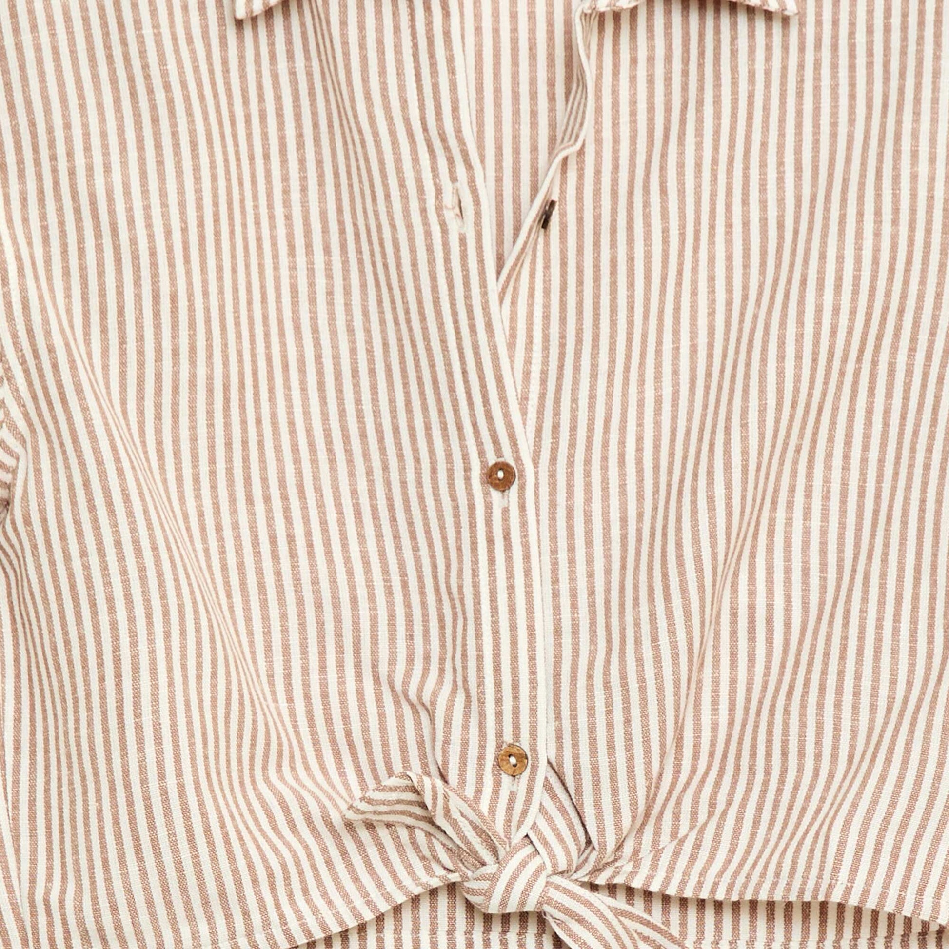 Short-Sleeved Shirt BEIGE