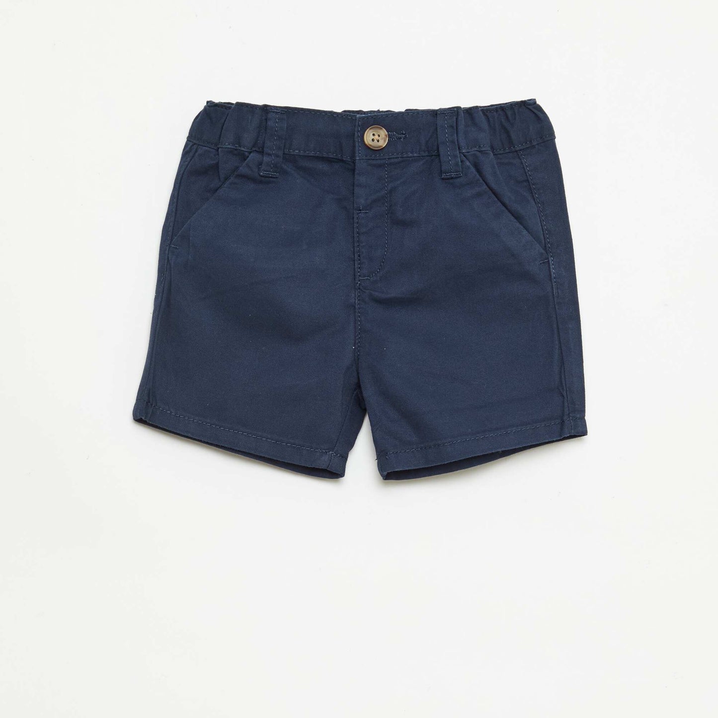 Chino Shorts with Adjustable Waist NAVY